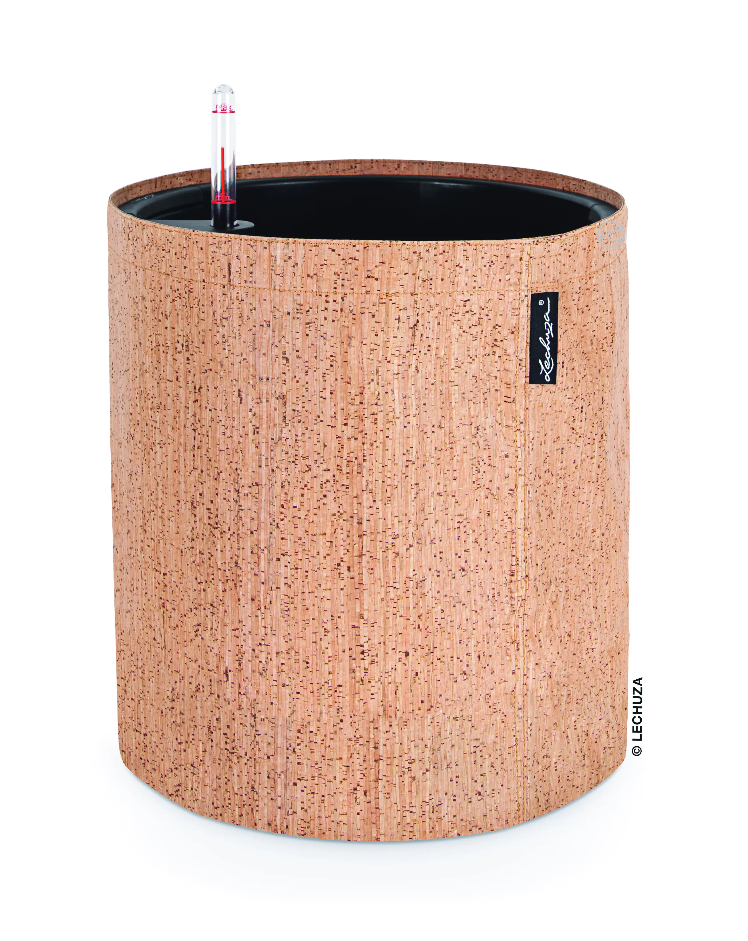 Lechuza Pflanztopf Trendcover 32 cm Kunstleder Kork natur hell