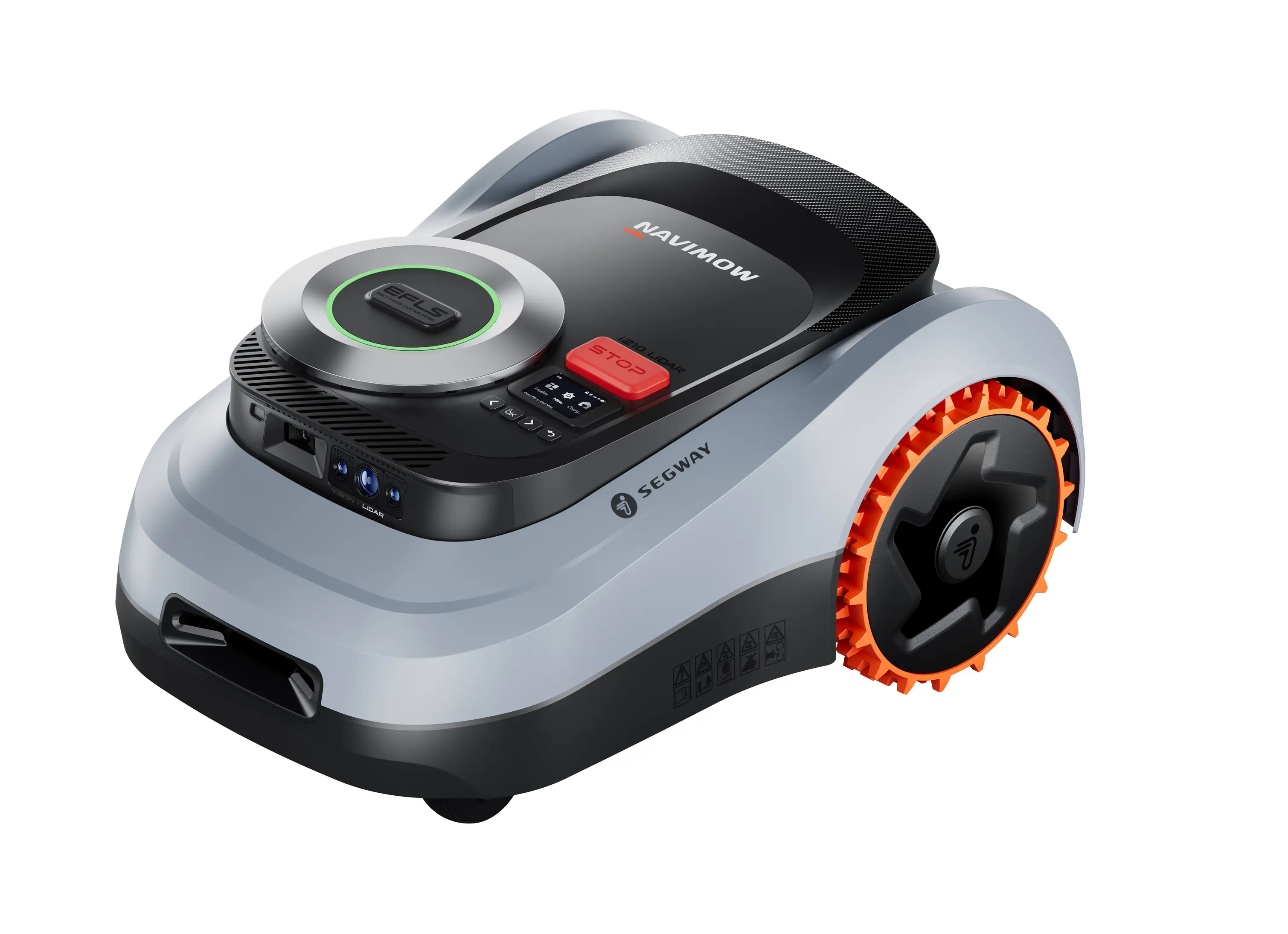 Segway Mähroboter Navimow i210E Lidar 21,6 V 22 cm Schnittbreite 1000 m² inkl. Garage