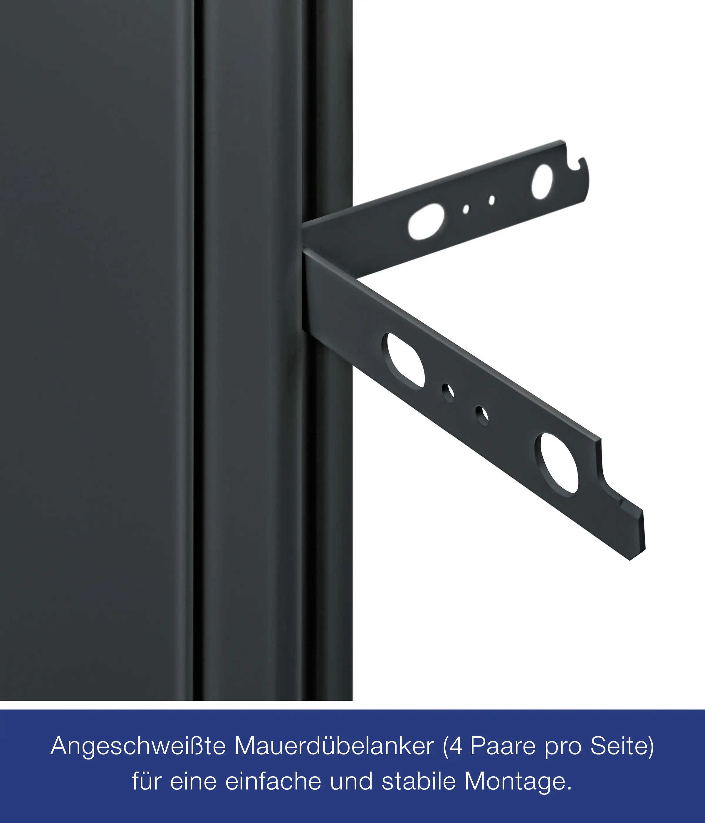 Hörmann Kellertür anthrazitgrau 100 x 200 cm Links/Rechts
