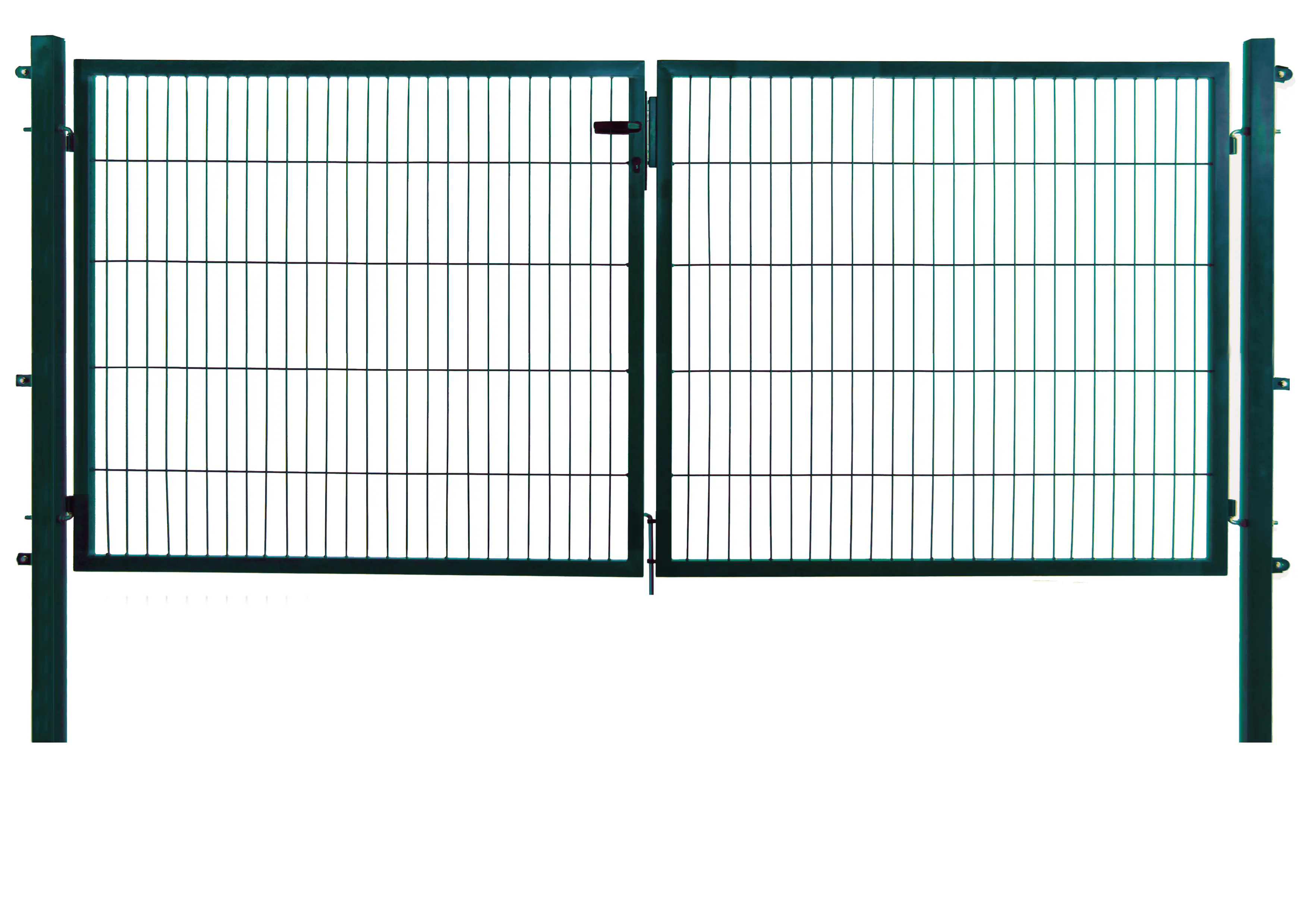 Floraworld Gartentor doppelflügelig Comfort 300 x 100 cm moosgrün