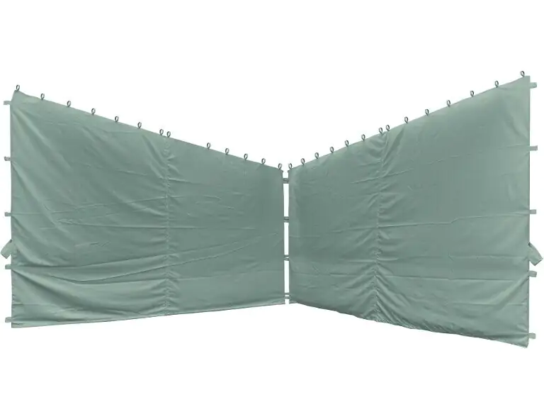 Siena Garden Seitenteile zu Pavillon Berlino 400 x 400 cm grau 2er Set