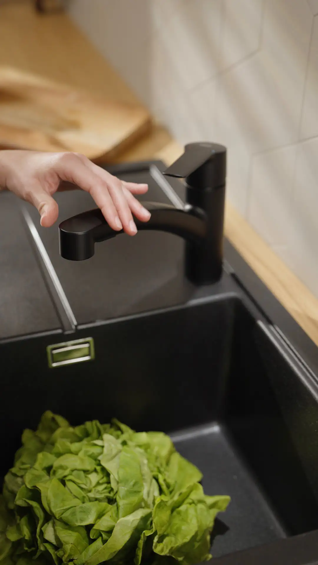 Grohe Quickfix Küchenarmatur START schwarz matt mit Handbrause