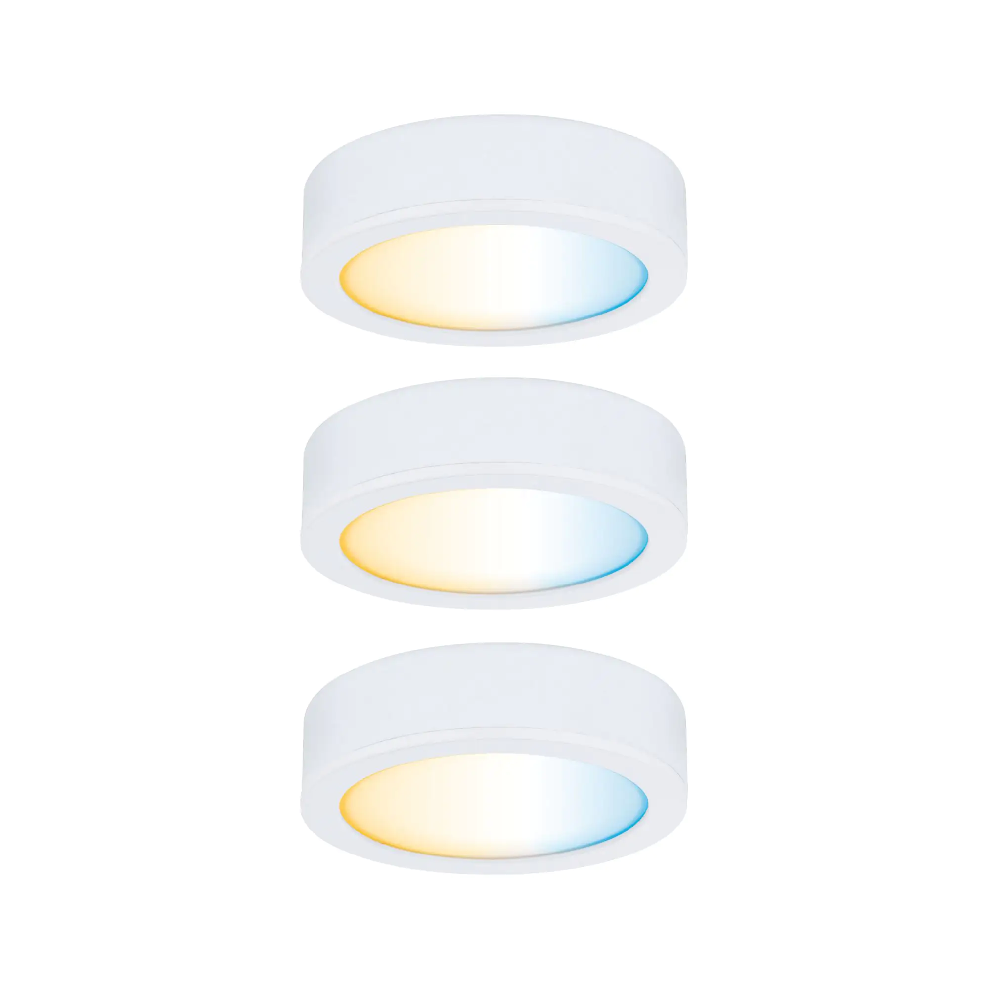 Paulmann Clever Connect Starter Set Disc weiß matt tunable White 3er Set
