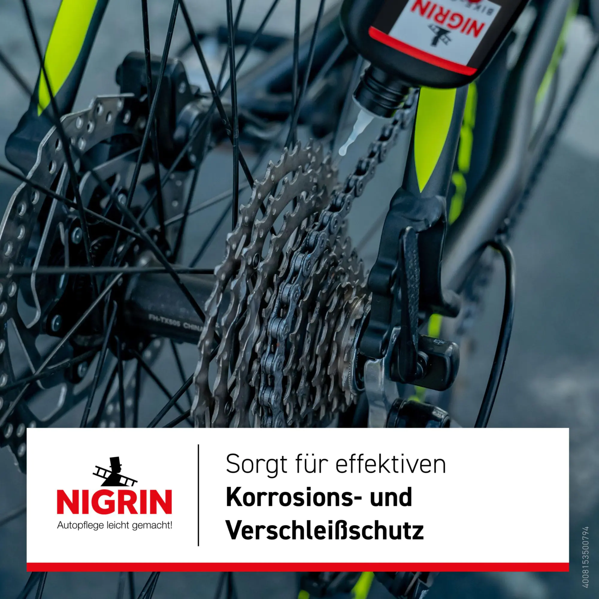 Nigrin Bike-Care Kettenöl für Fahrrad Allwetter 100 ml