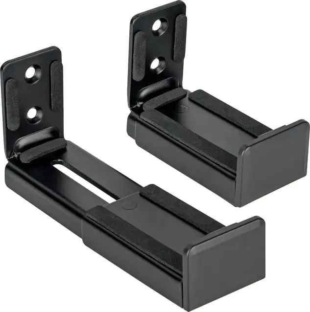 Schwaiger Wandhalter Soundbar max. 15 kg, schwarz, höhenverstellbar