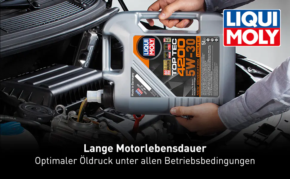 Liqui Moly Motoröl Top Tec 4200 SAE 5W-30 Longlife III 5 L
