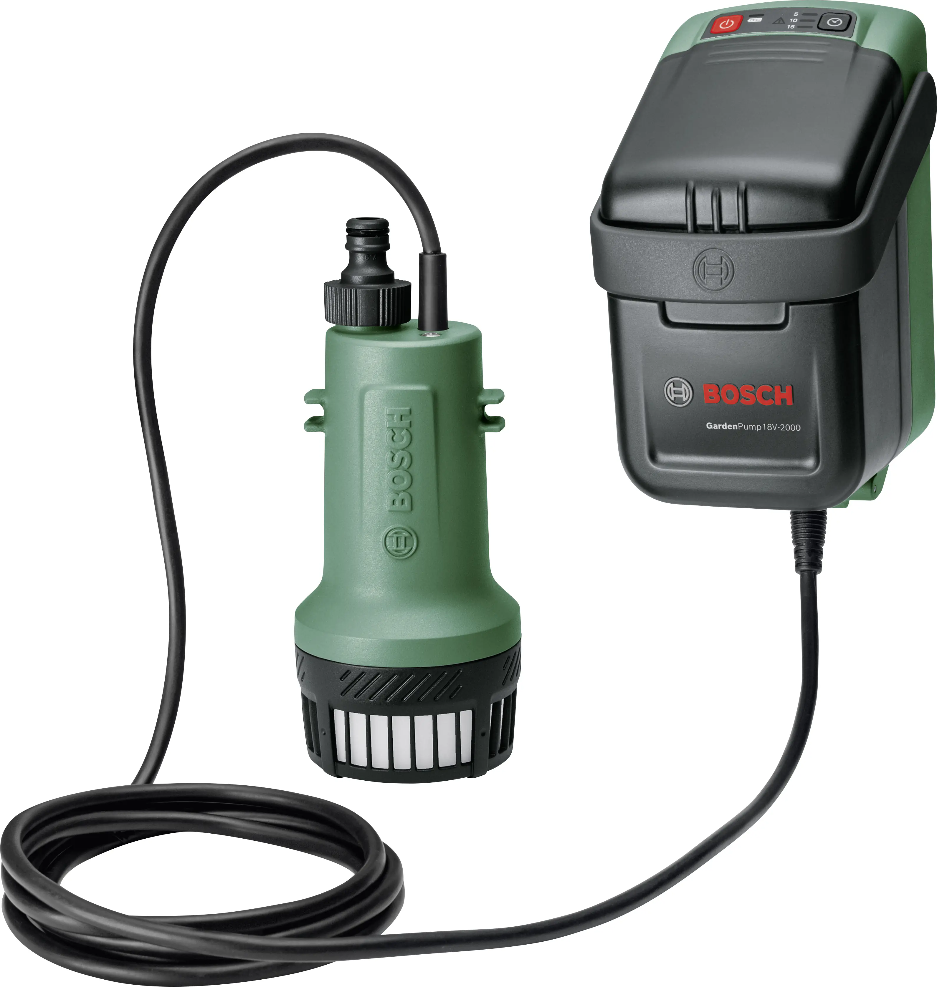 Bosch Akku-Regenfasspumpe GardenPump 18V-2000