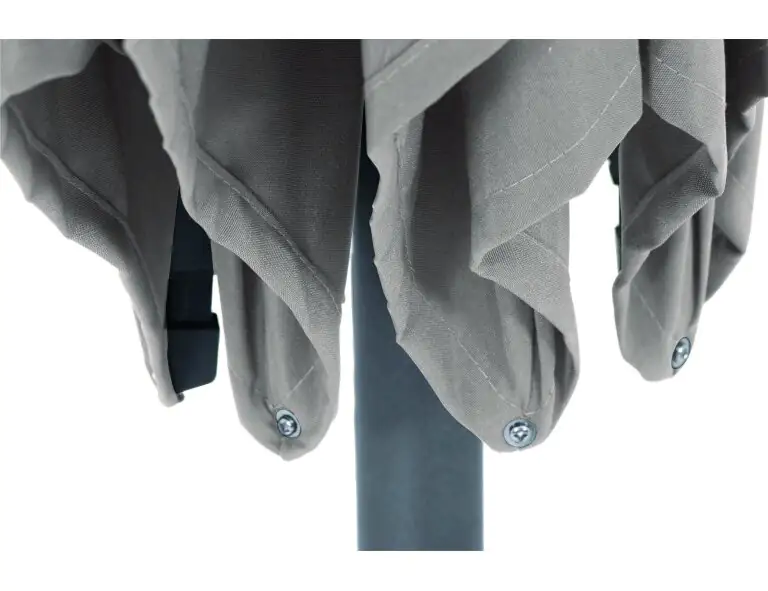 Siena Garden Mittelstockschirm Avio taupe Ø 300 cm