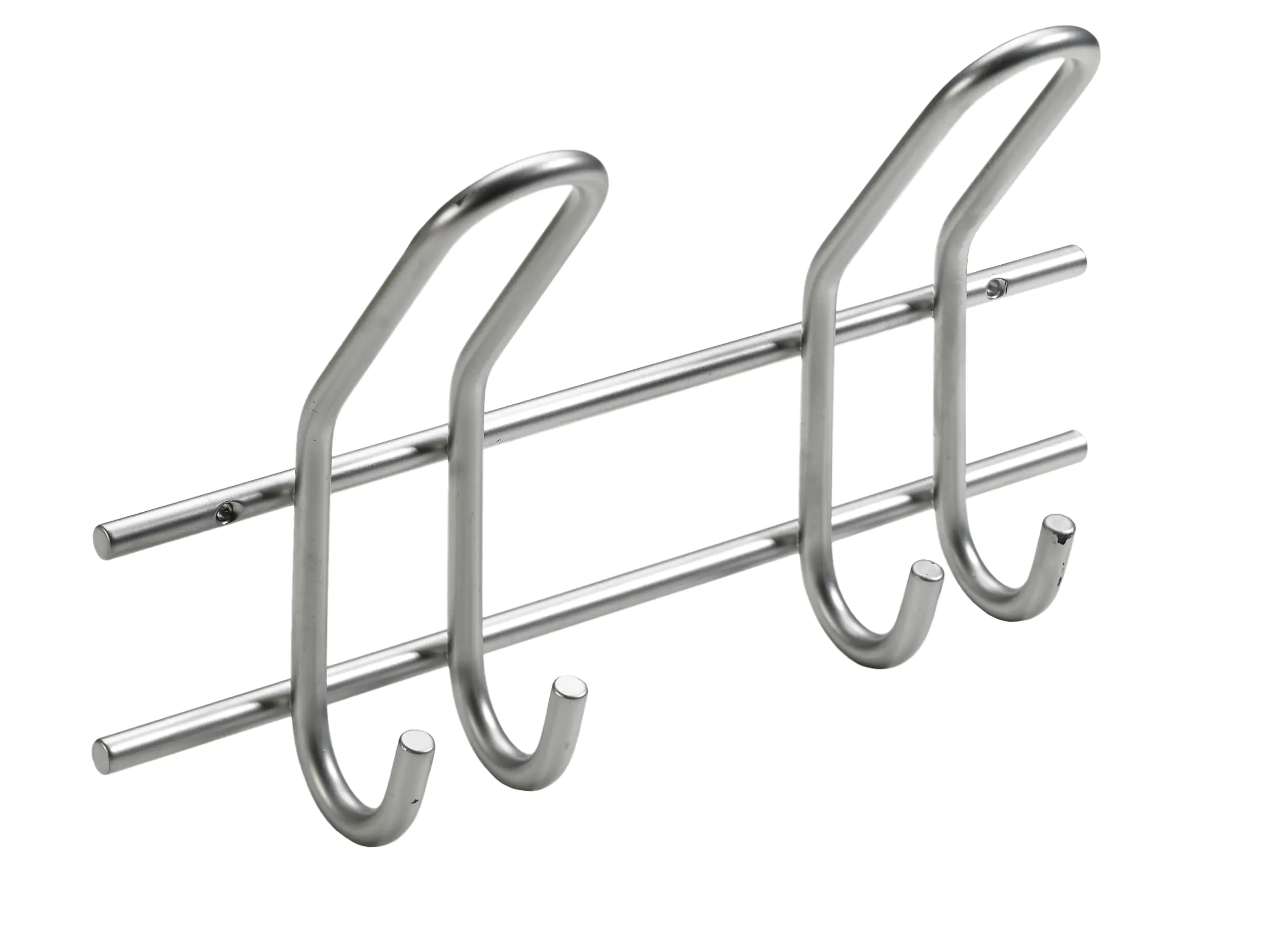 Hettich Garderobenleiste 2 Haken 28,5 x 16,5 x 7,5 cm silber
