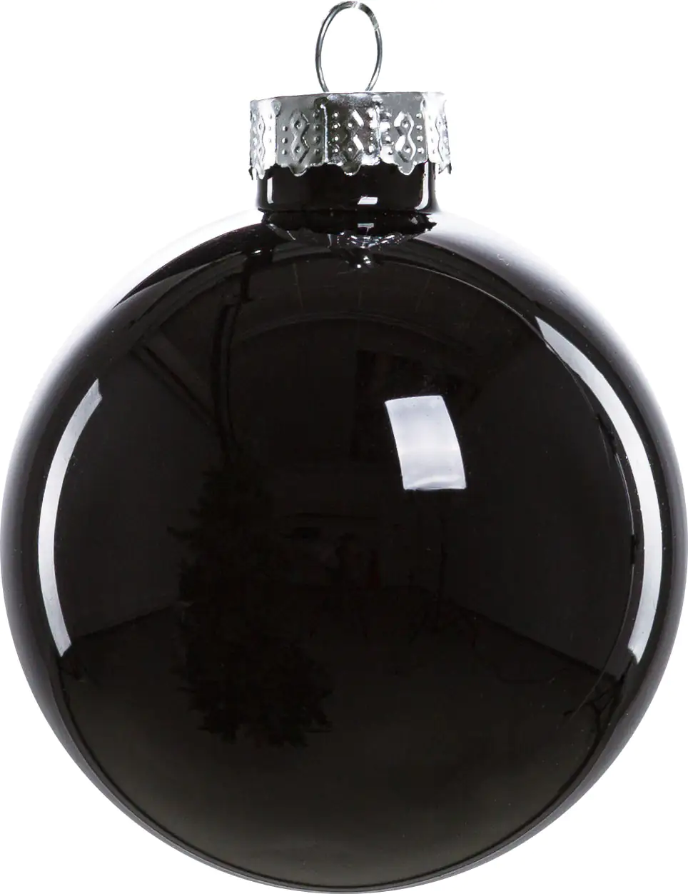 TrendLine Weihnachtskugeln aus Glas Ø 6,0 cm schwarz 20 Stück