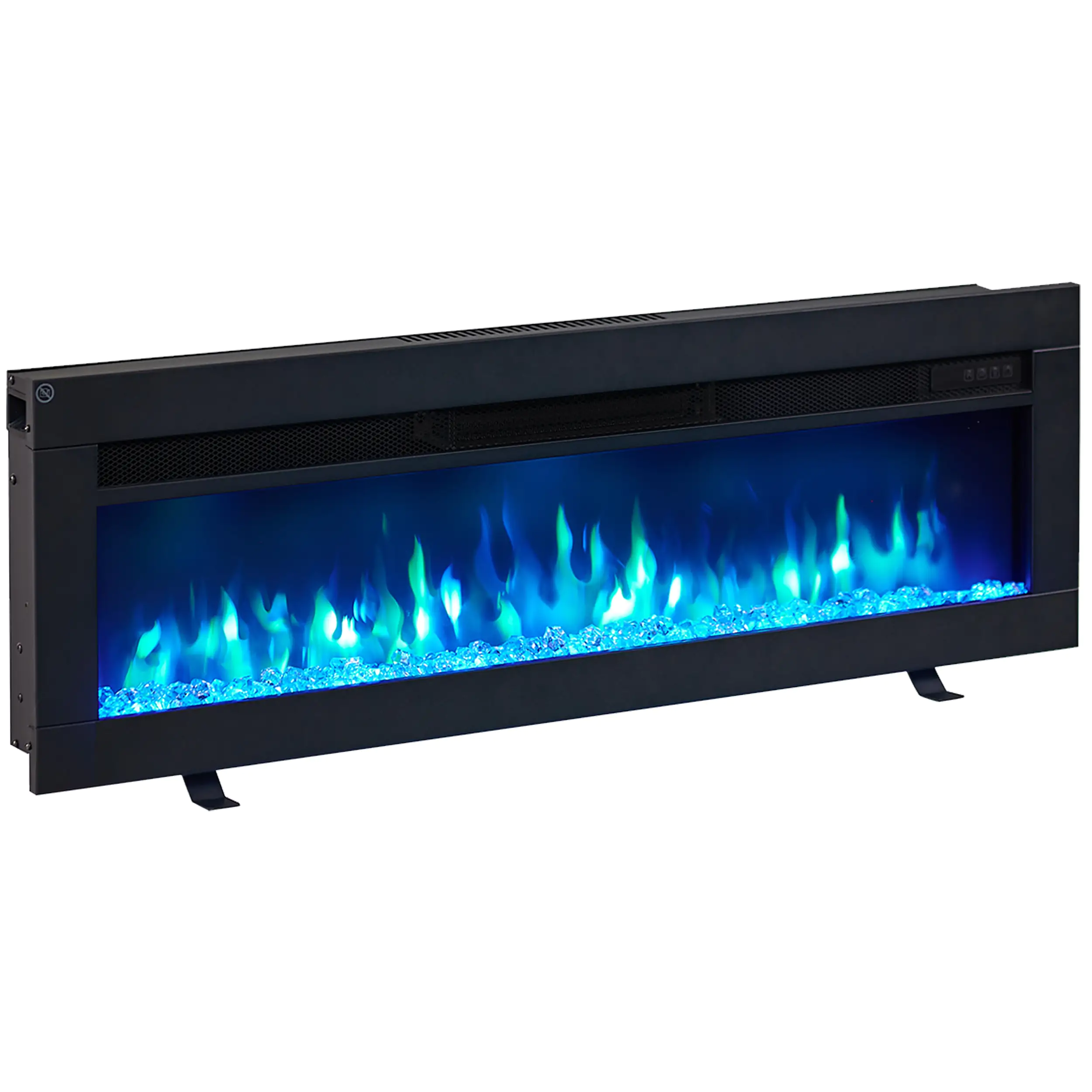 Balderia Elektrokamin schwarz Agnes 40" 1000/1800 Watt 33 x 102 cm