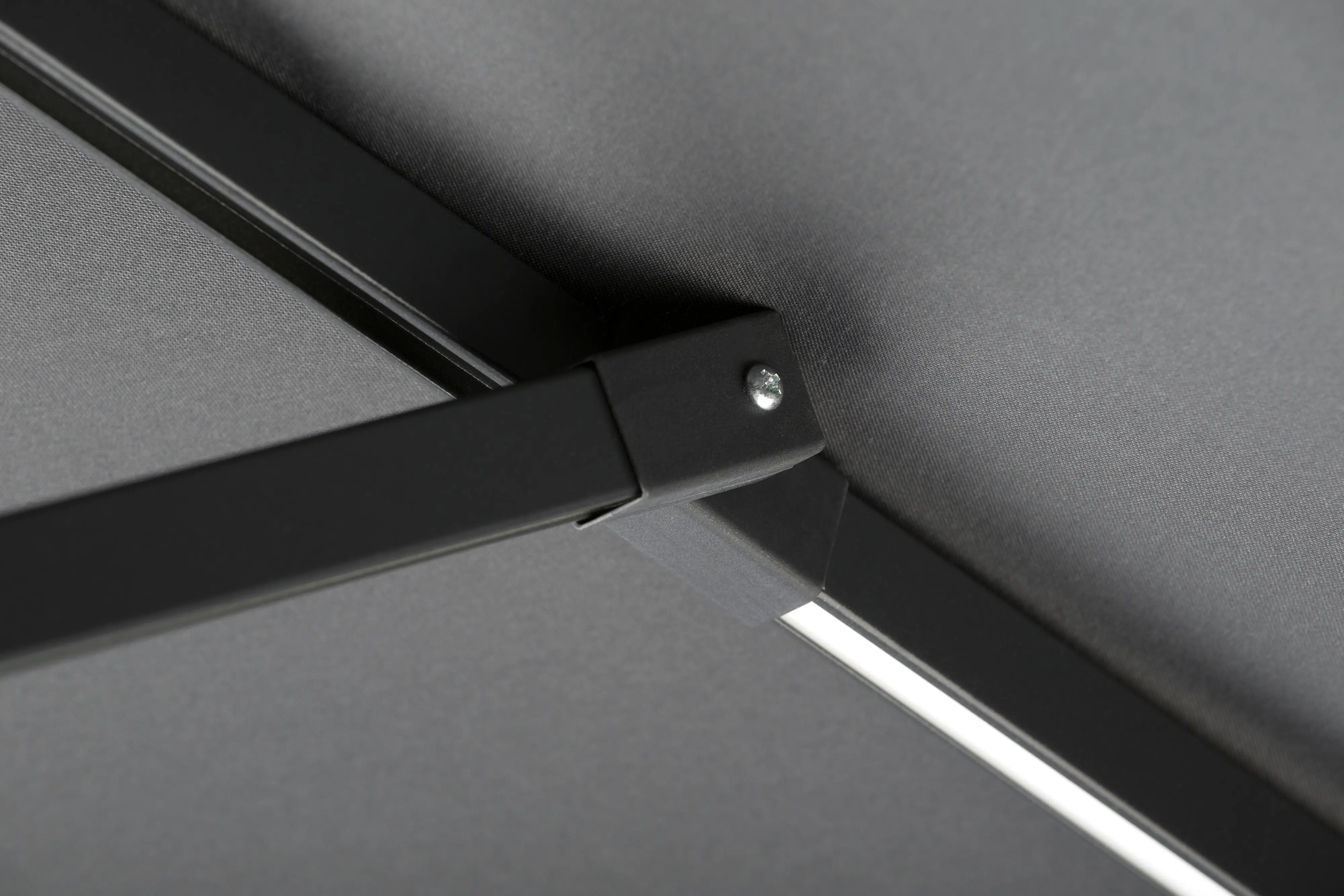 Schneider Sonnenschirm Blacklight anthrazit Ø 270 cm