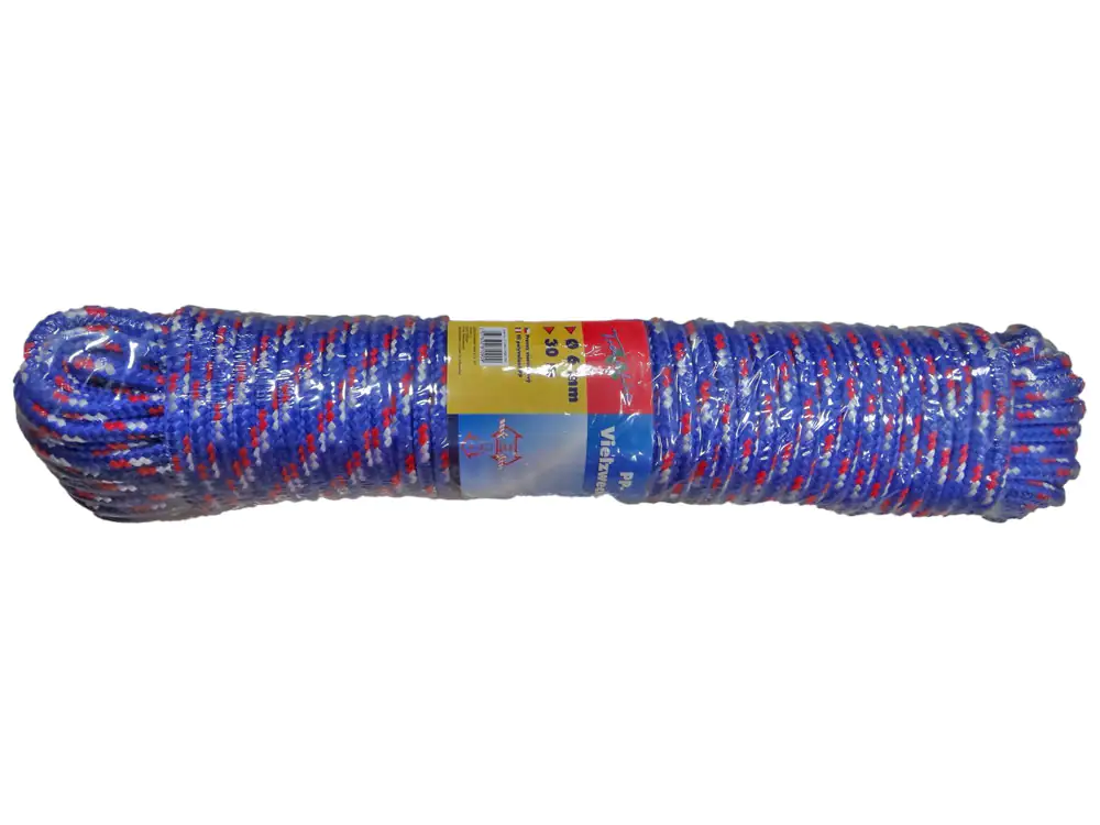 TrendLine Seil Ø 6 mm x 30 m blau-rot-weiß