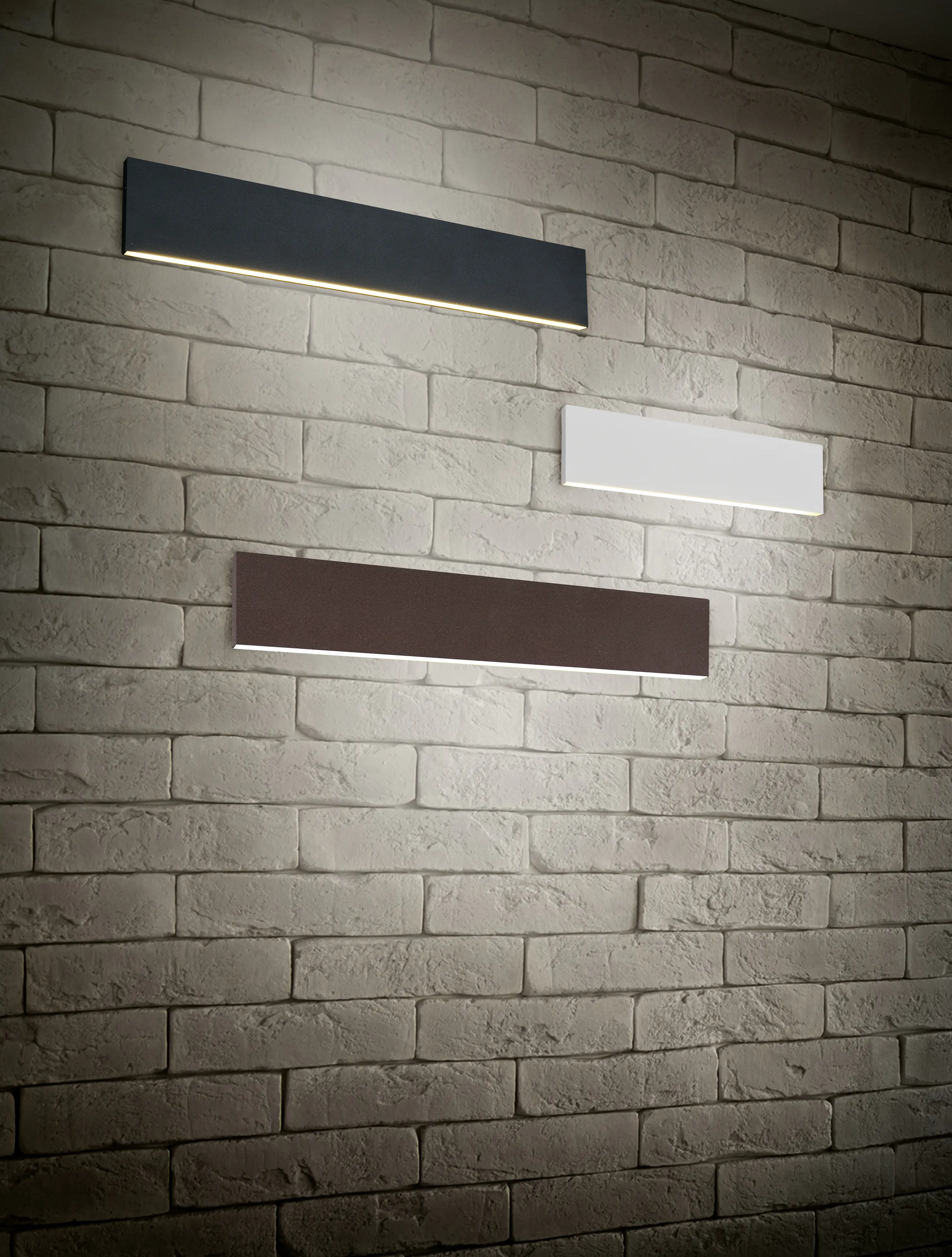 Trio LED Wandleuchte CONCHA weiß matt