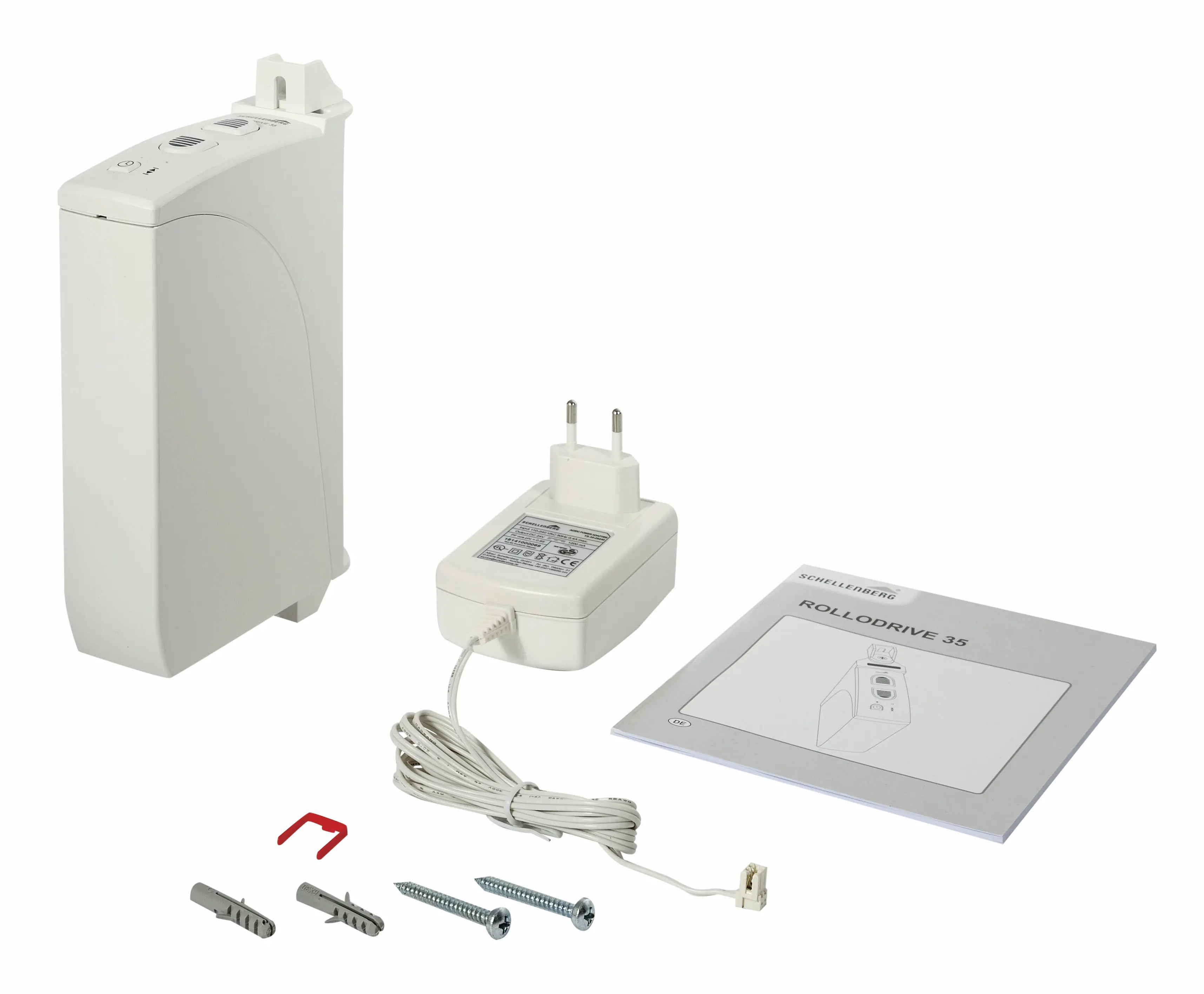 Schellenberg elektrischer Gurtwickler Mini RolloDrive 35, für 20 kg/4,0 m²
