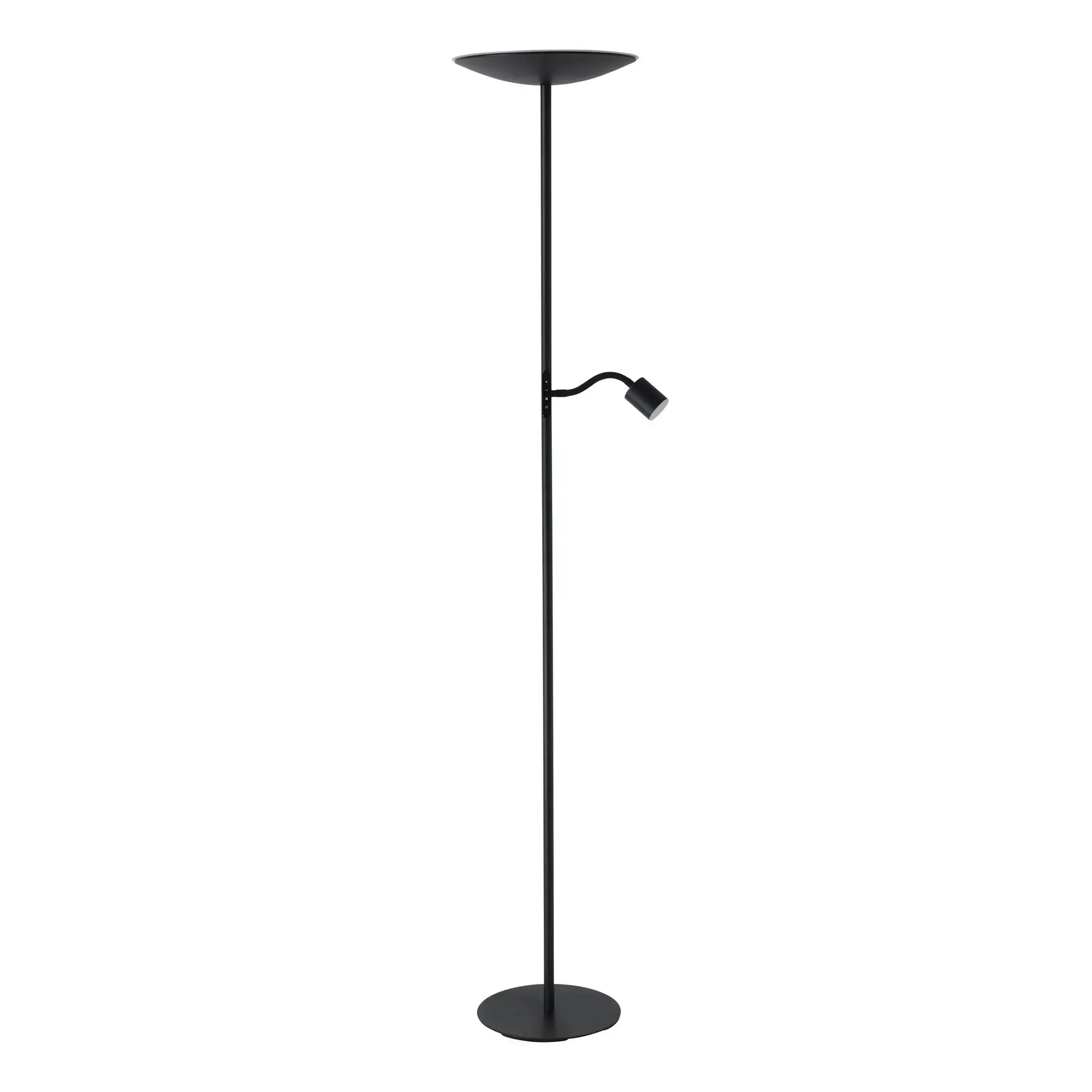 Eglo LED Stehleuchte Conivarino schwarz 170 x 32 cm touchdimmbar warmweiß