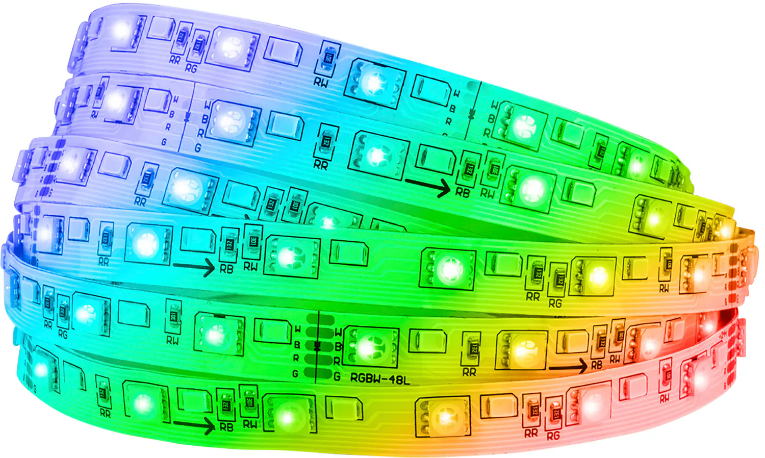 Briloner LED-Stripe Pimp your Panel bunt RGB, 2,6 m, 3000K 650 lm Starterset