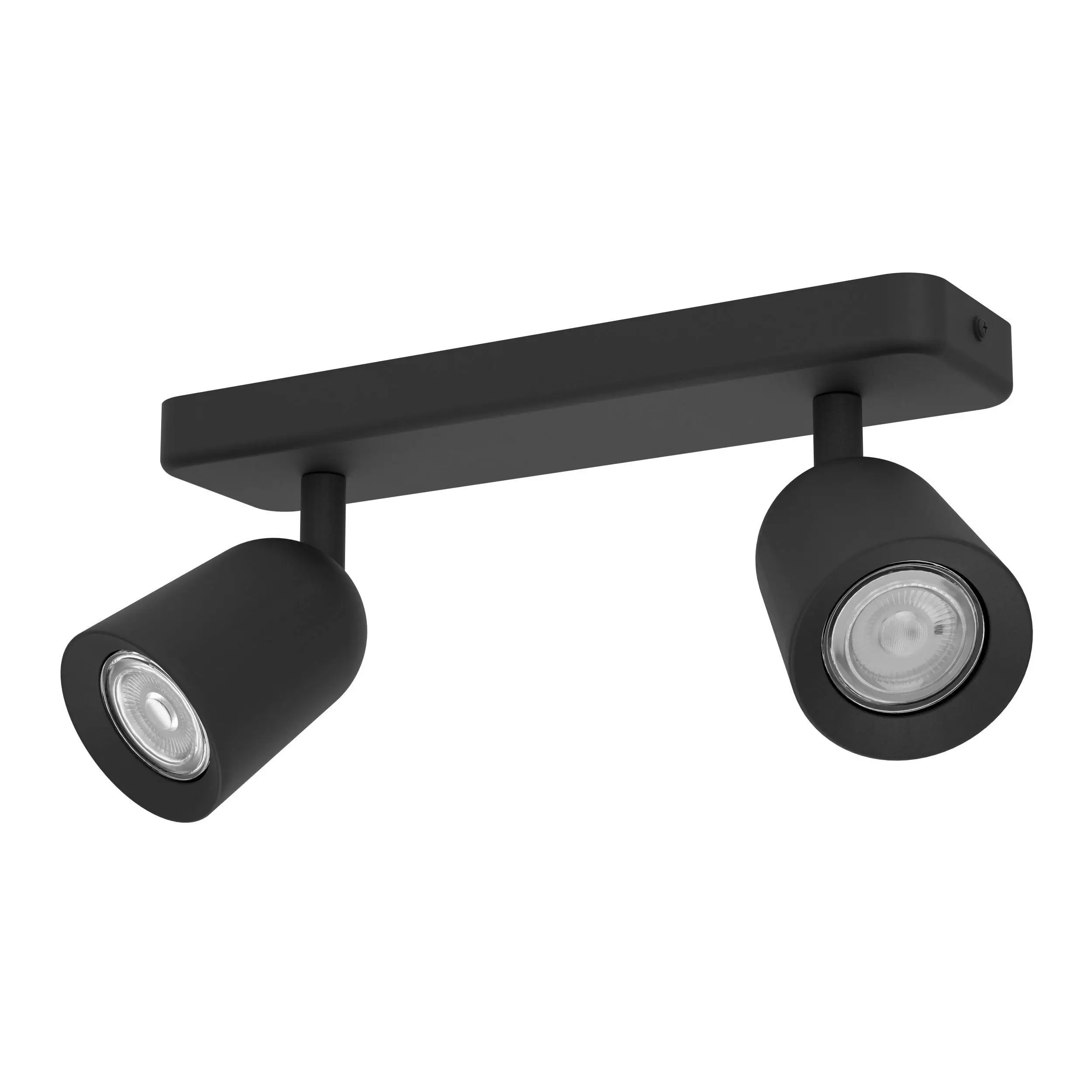 Eglo Leuchten 2er Spot Camaldoli schwarz 30 x 12 cm