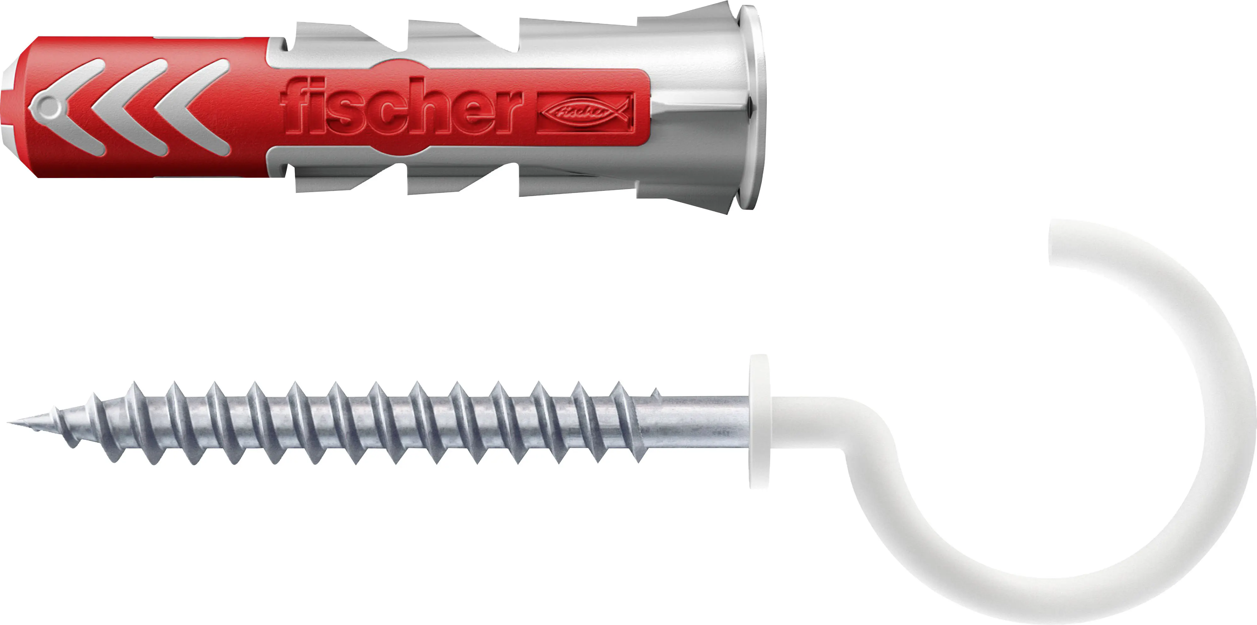 Fischer Dübel-Set DuoPower RH G 10 x 50 mm mit Rundhaken - 2 Stück