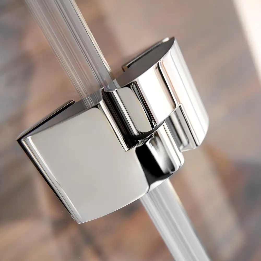 Breuer Espira Runddusche 80x80 4-teilig, Alu silber matt, Klarglas hell