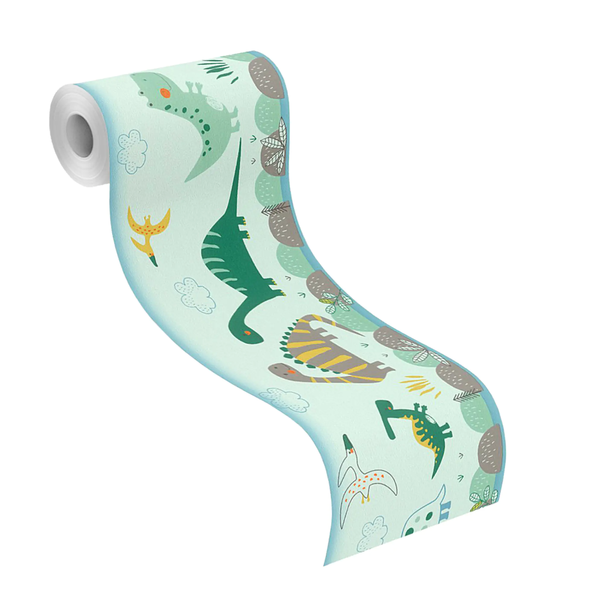 Rasch Papierborte 248852 Bambino XVIII grün 5 x 0,17 m