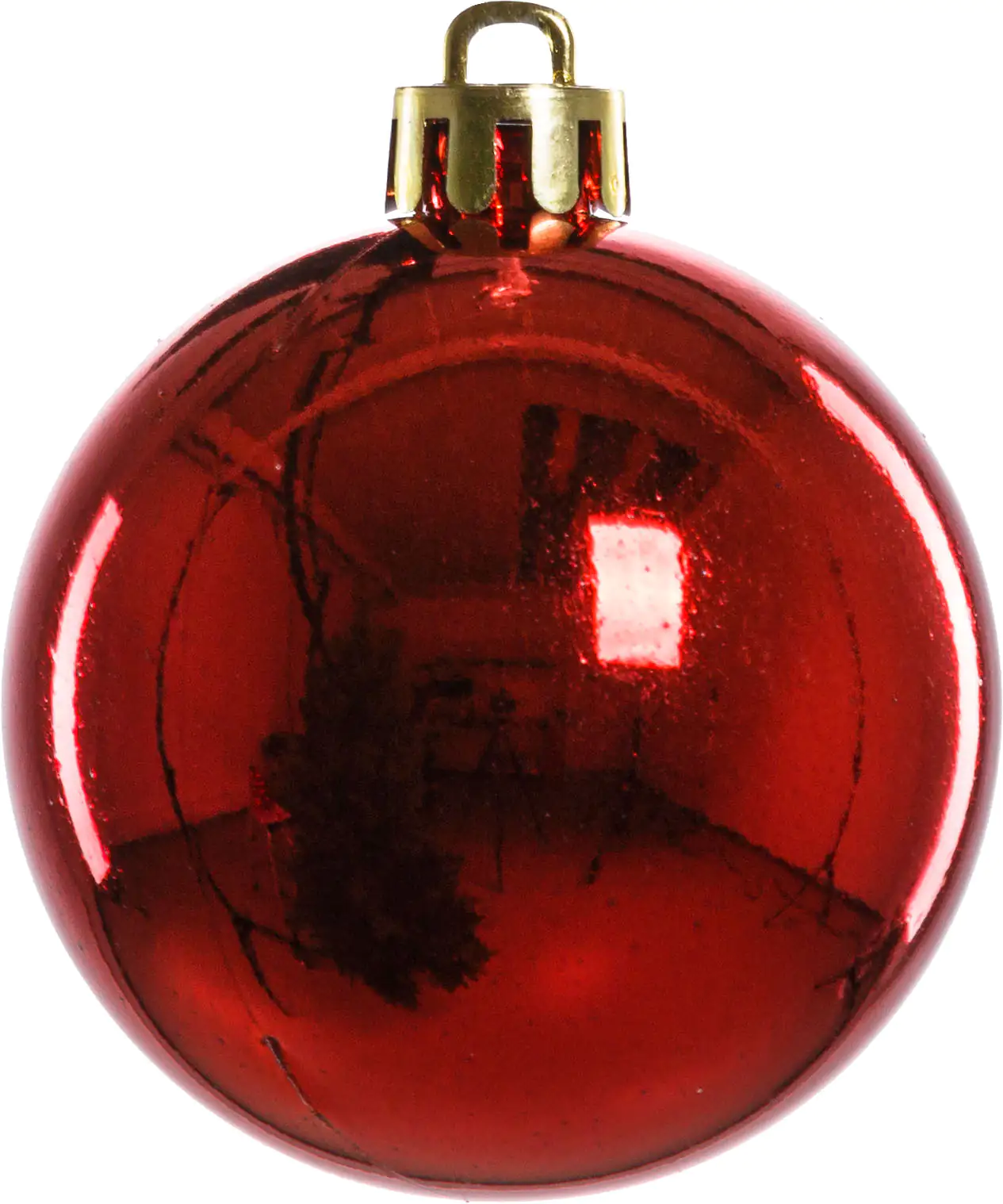 TrendLine Weihnachtskugeln bruchfest, langlebig Ø 6 cm rot 25 Stück