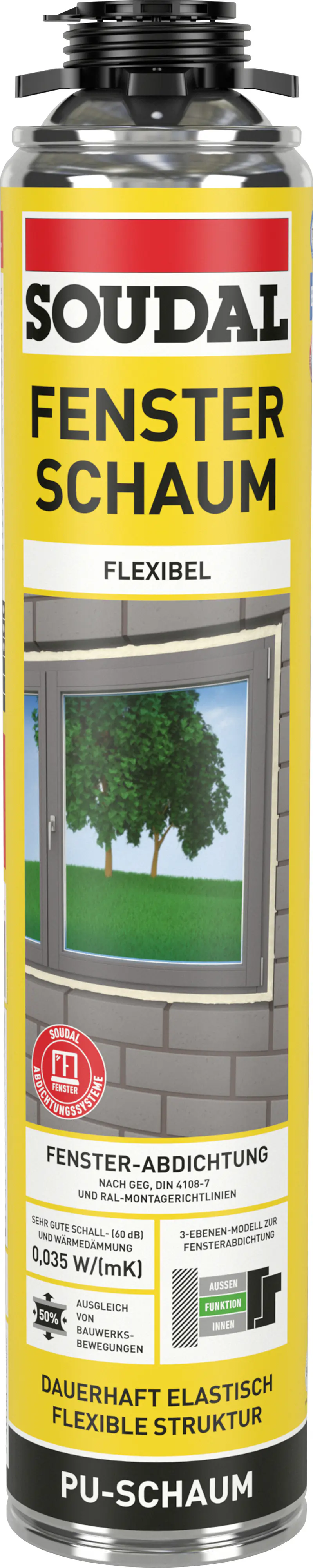 Soudal B2 Fensterschaum 750 ml