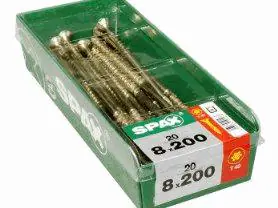 Spax Holzbauschrauben 8 x 200 mm T40 Teilgewinde - 20 Stk. 
