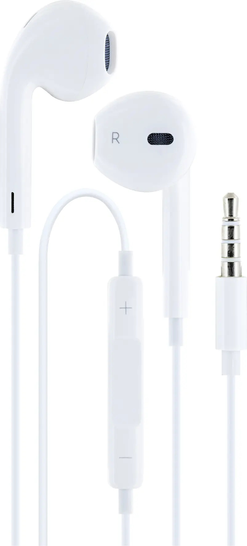 Schwaiger Kopfhörer In-Ear weiß Mikrofon, Klinkenanschluss