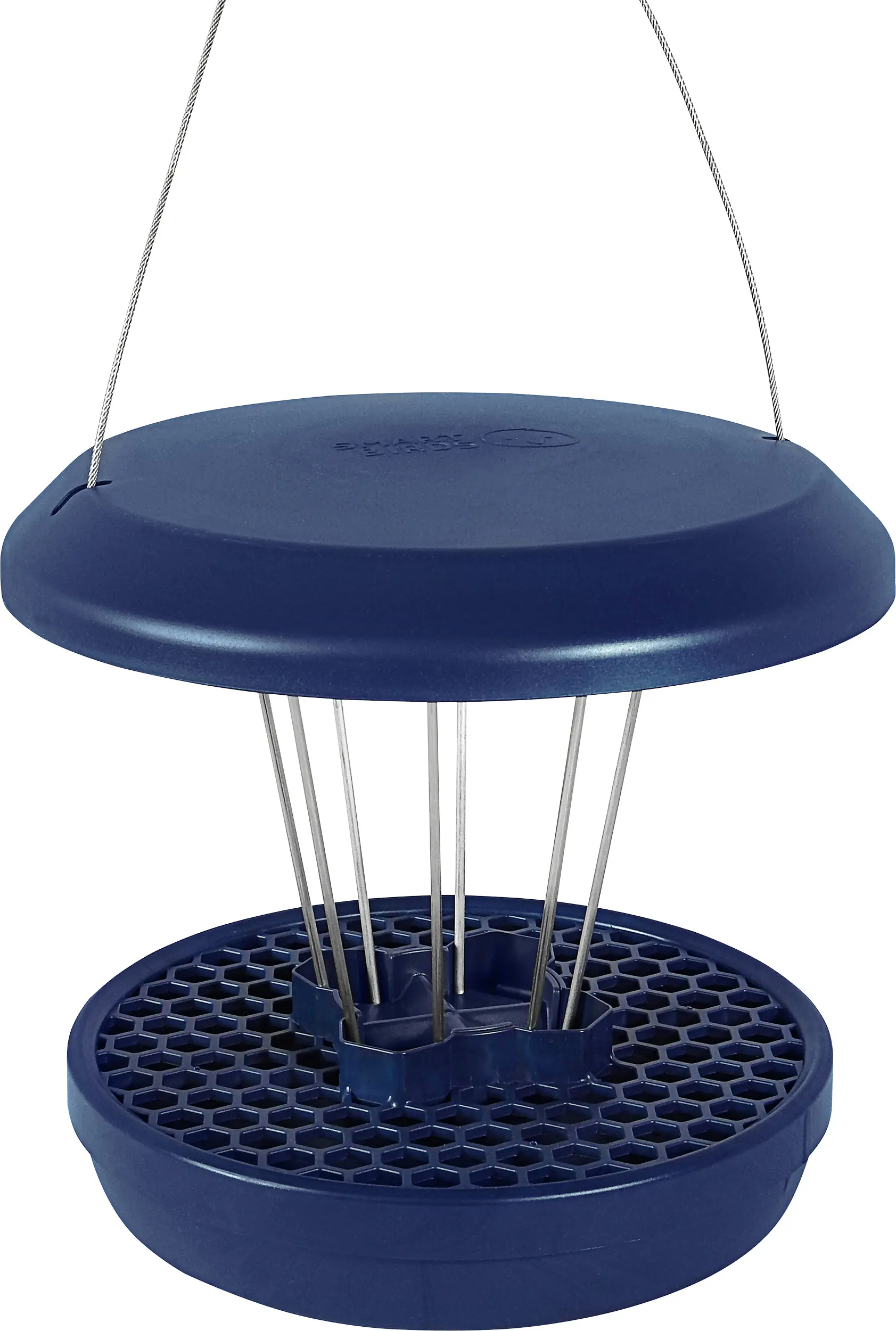 Swissinno Vogelfutterhaus Lucerne 25 x 25 x 22 cm indigo