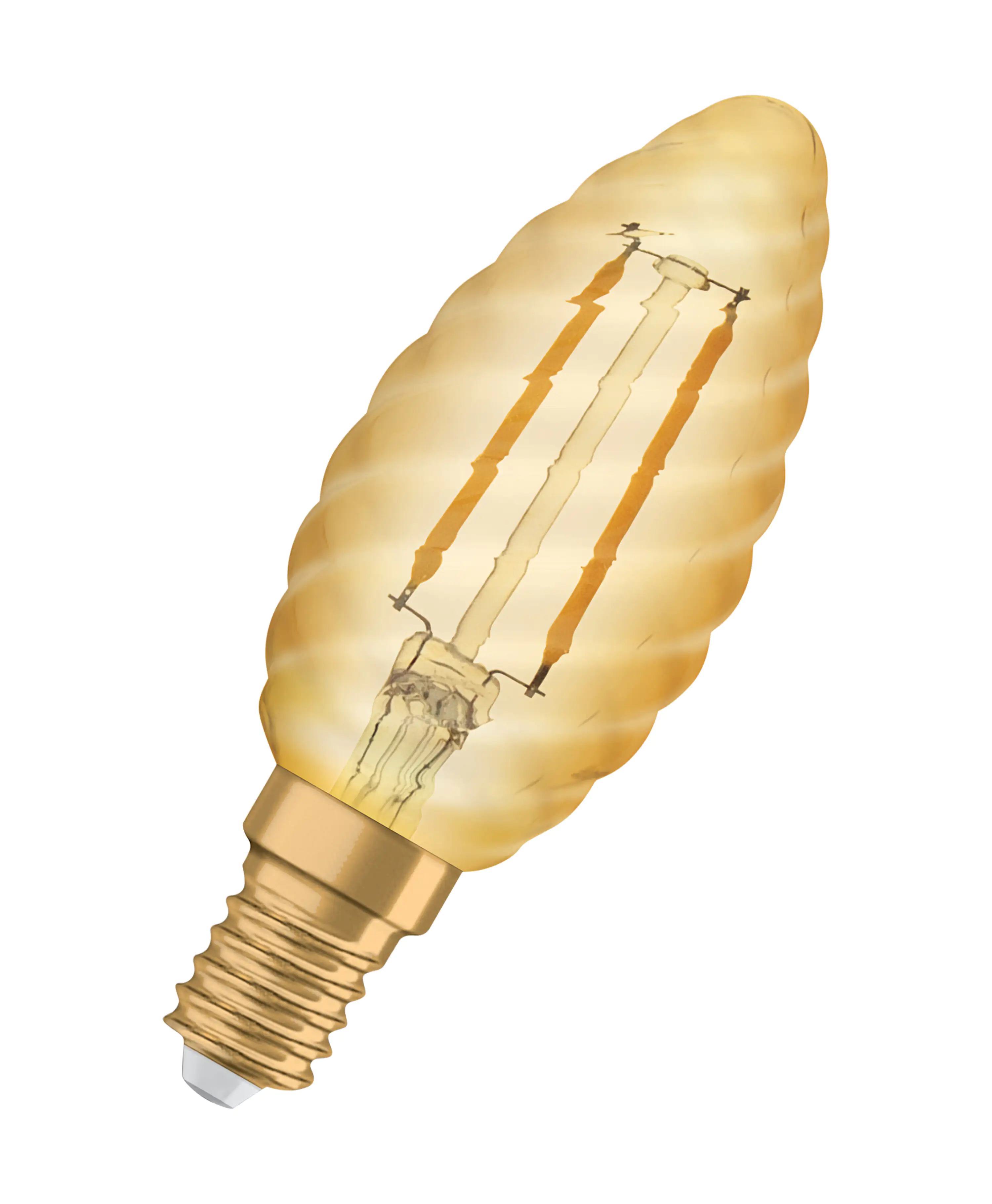 Osram LED Kerzenlampe geriffelt E14 2,5 W warmweiß amber