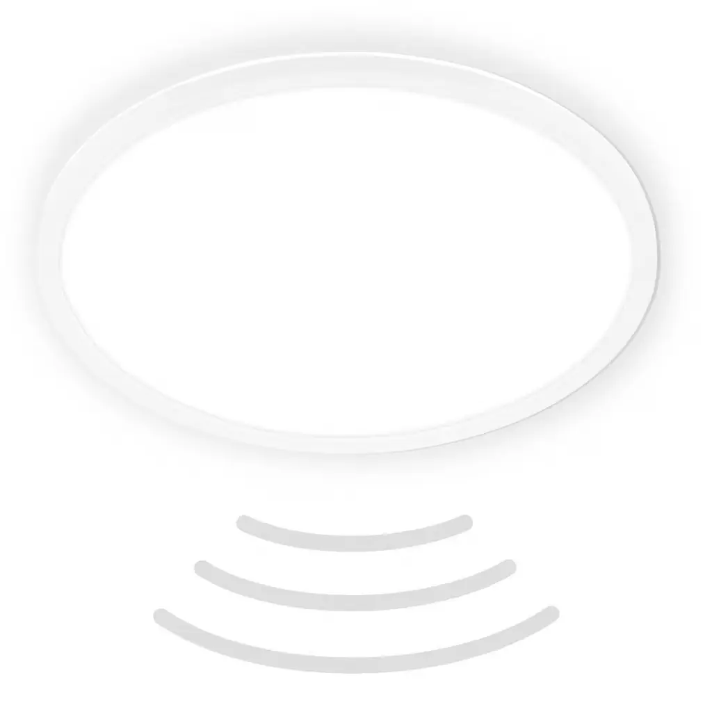 Briloner LED-Deckenleuchte Move mit Bewegungsmelder Ø 42 x 3 cm neutralweiß weiß matt