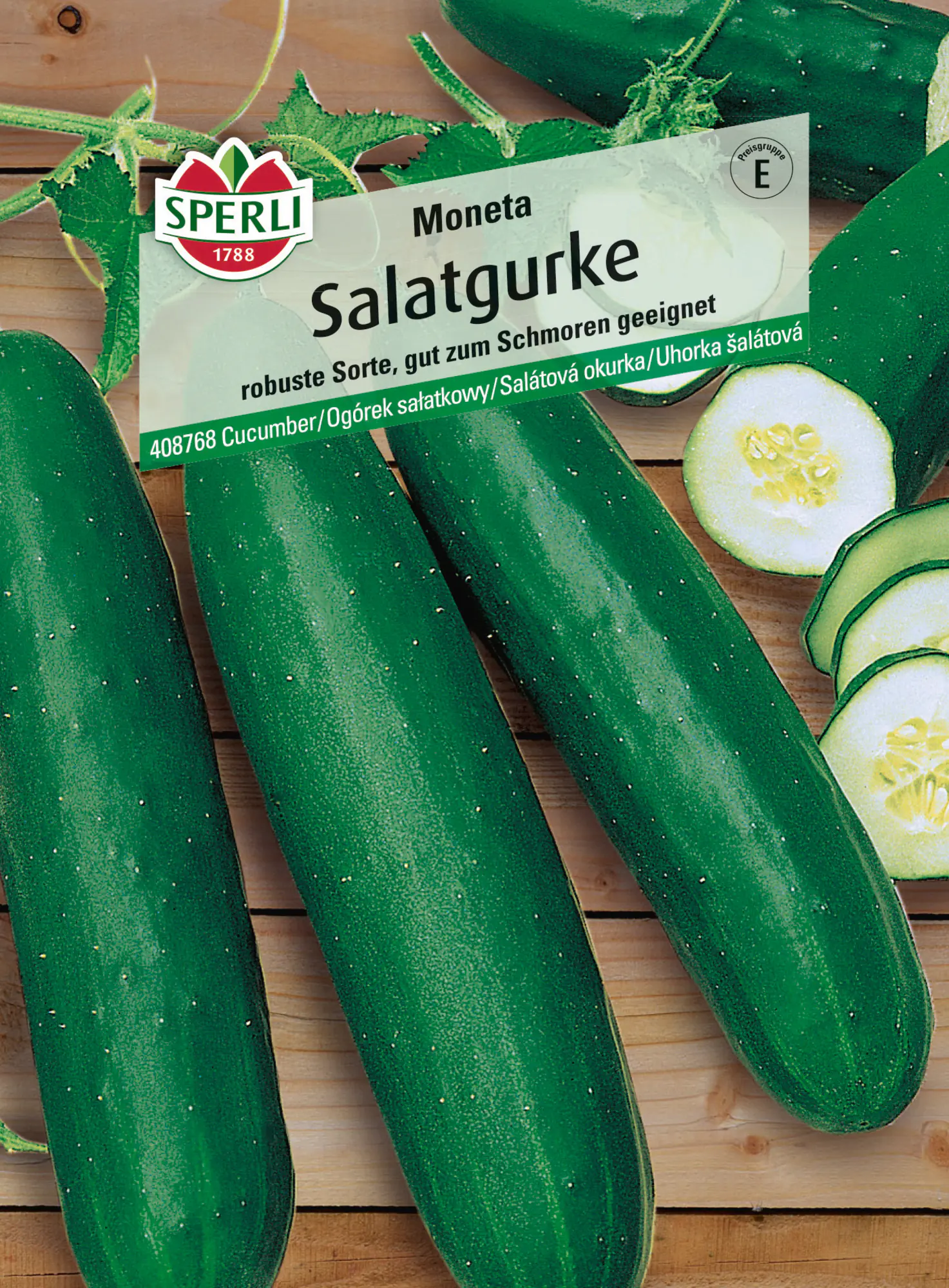 Sperli Saatgut Salatgurken Moneta für ca. 45 Pflanzen