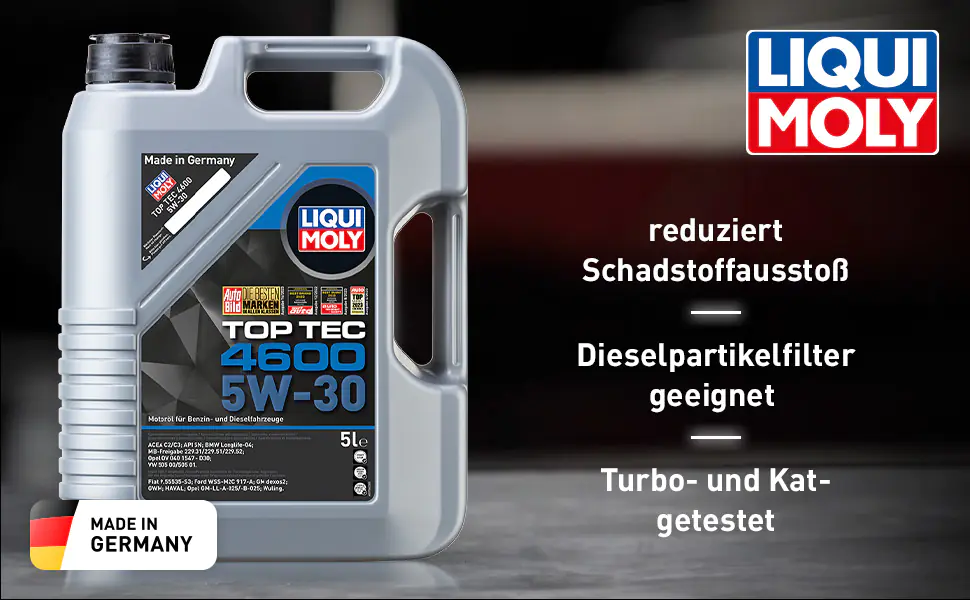 Liqui Moly Motoröl Top Tec 4600 SAE 5W-30 5 L