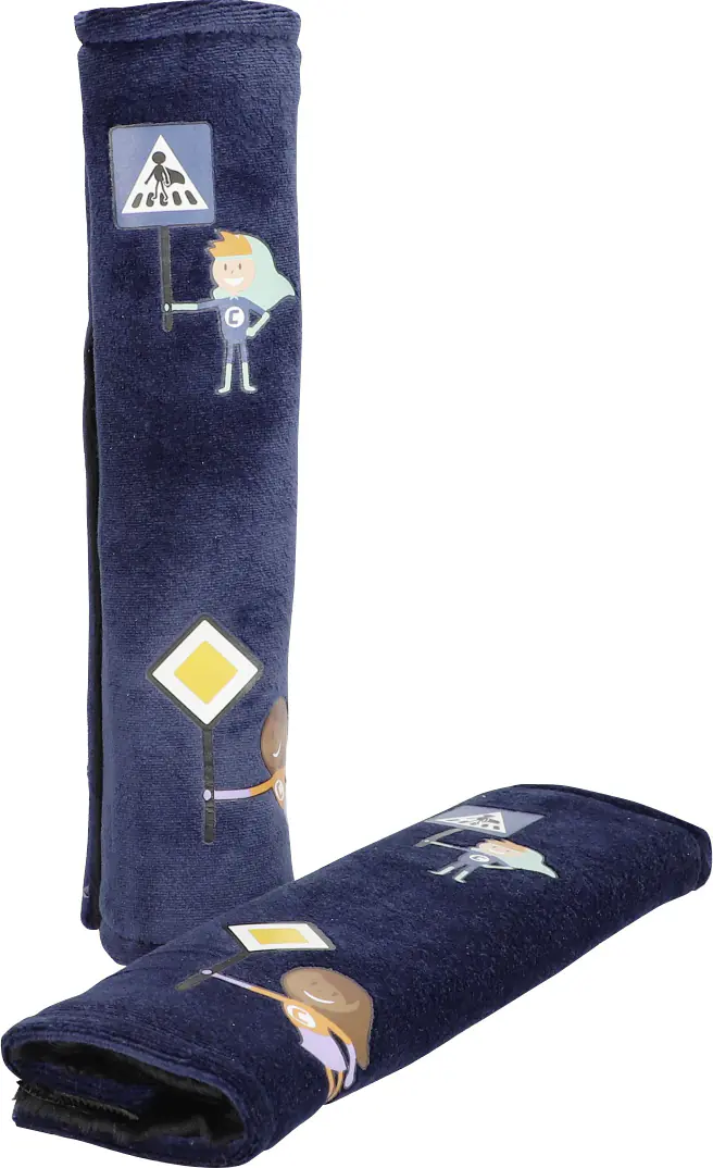 Cartrend Kids Gurtpolster-Set blau