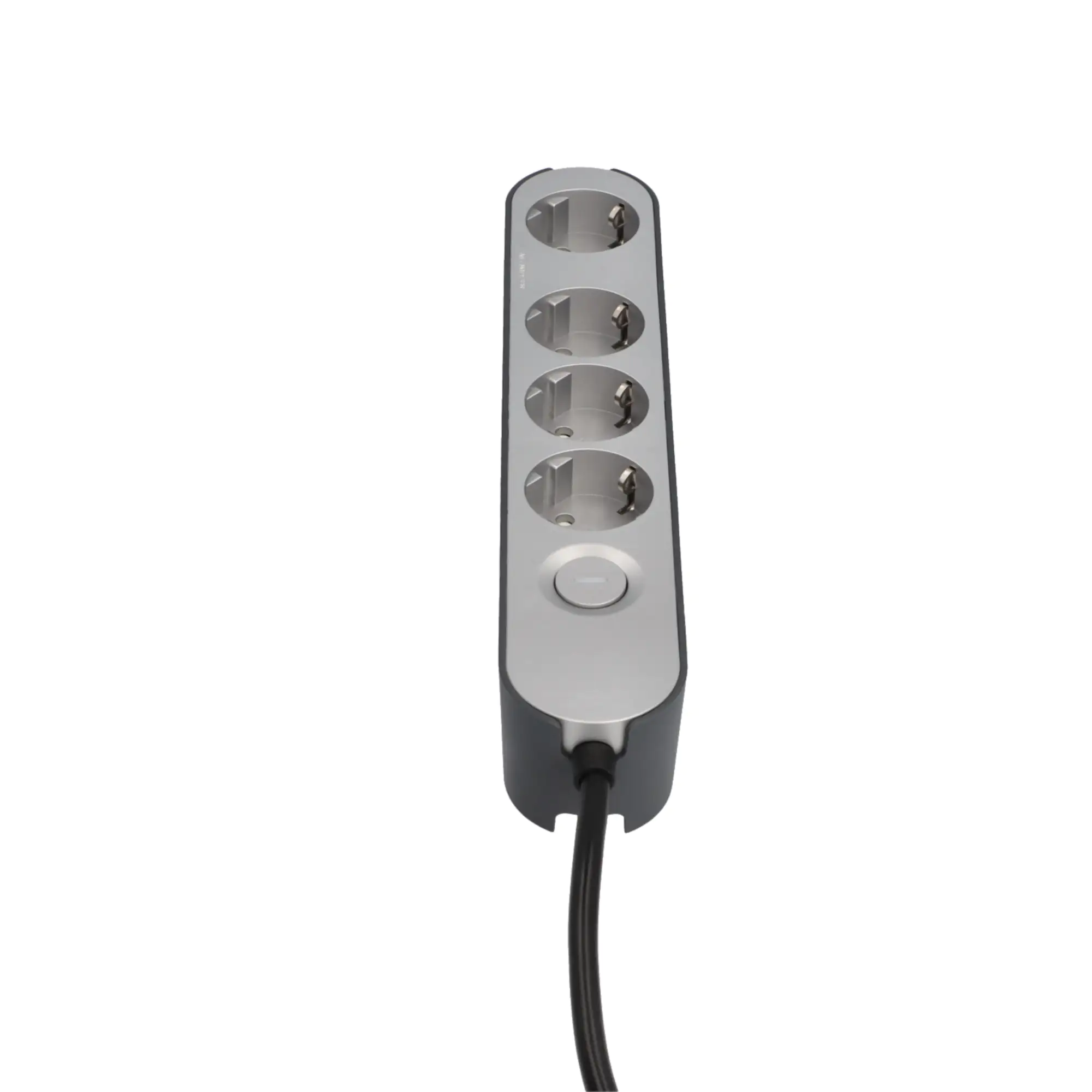 Unitec Steckdosenleiste Greenline 4-fach 1,8 m silber anthrazit