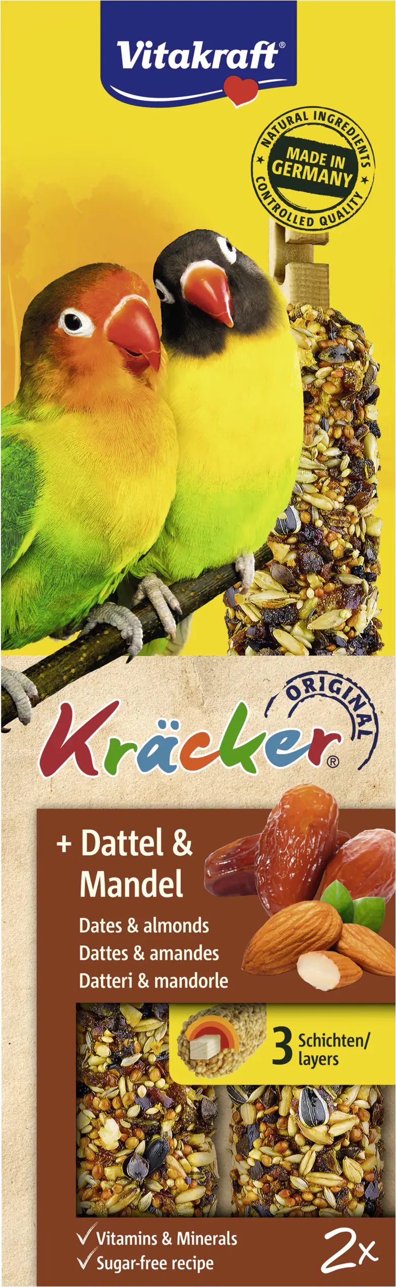 Vitakraft Kräcker® Dattel & Mandel 2 Stück / 180 g