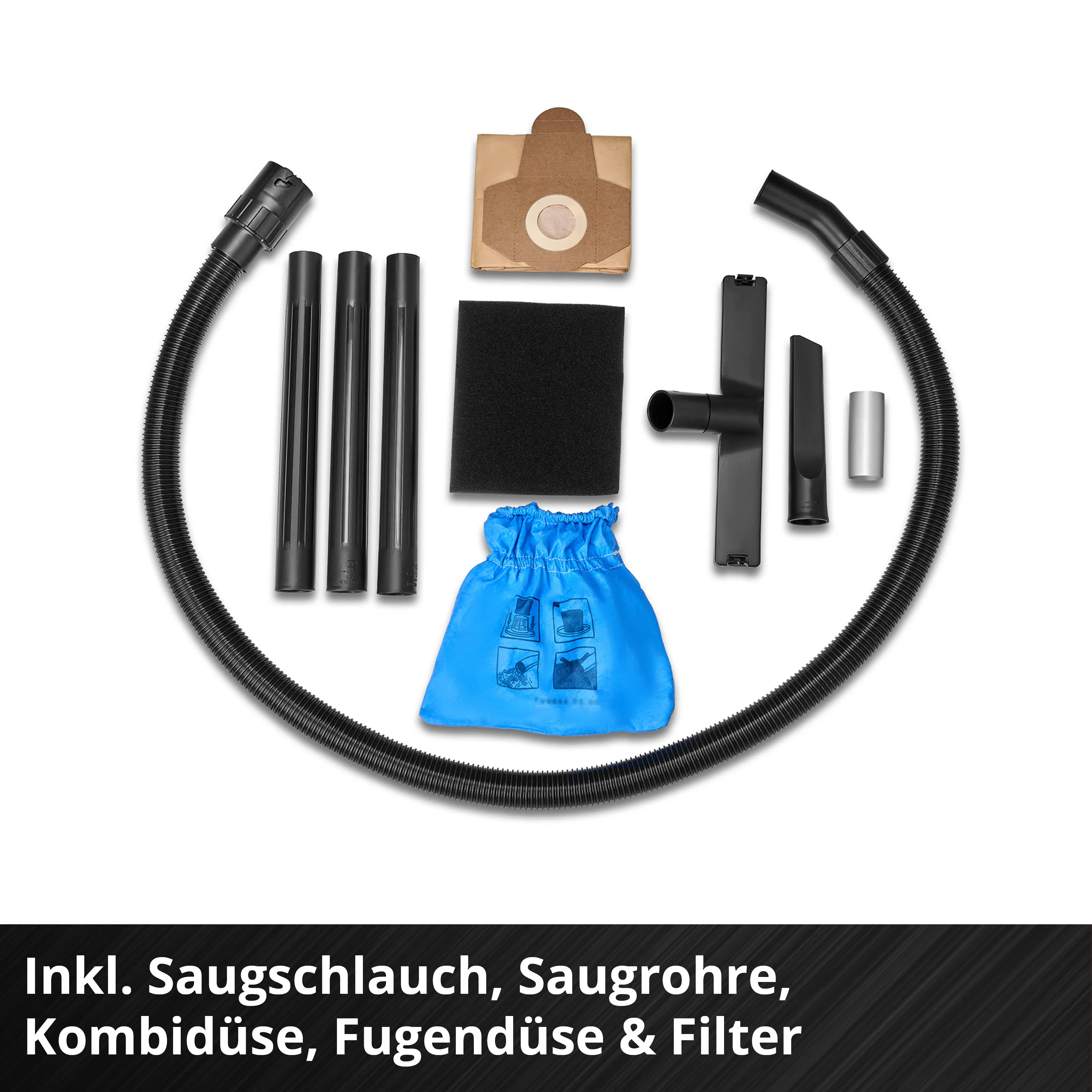 Einhell Akku-Nass-Trockensauger TC-VC 18/15 Li-Solo