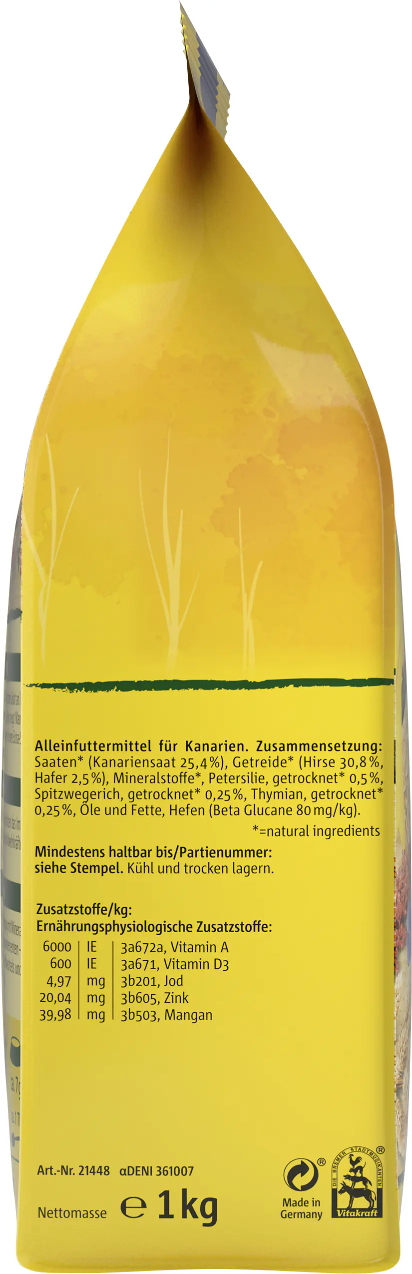 Vitakraft Vogelfutter Perle 1 kg