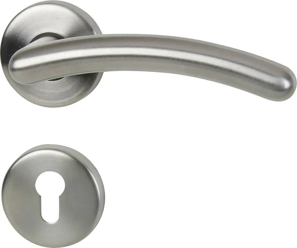 Alpertec Rosettengarnitur PZ Karat chrom Ø 5 cm