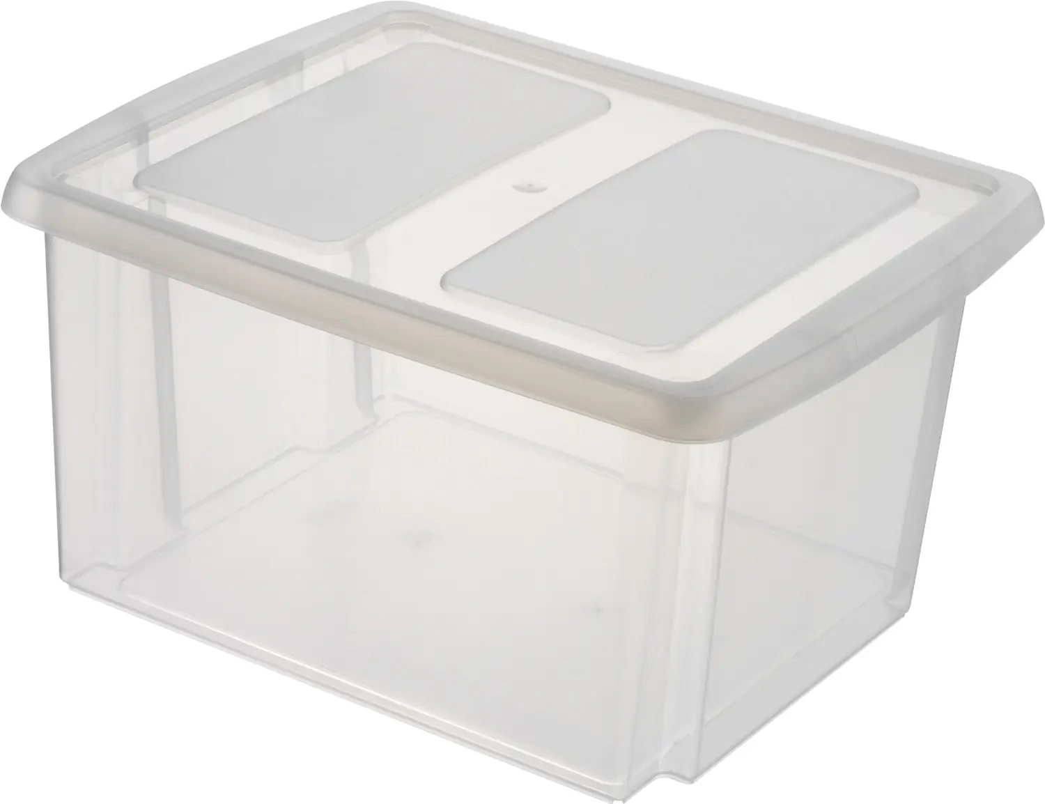 Sunware Aufbewahrungsbox mit Deckel Nesta 32 L transparent 3er Set