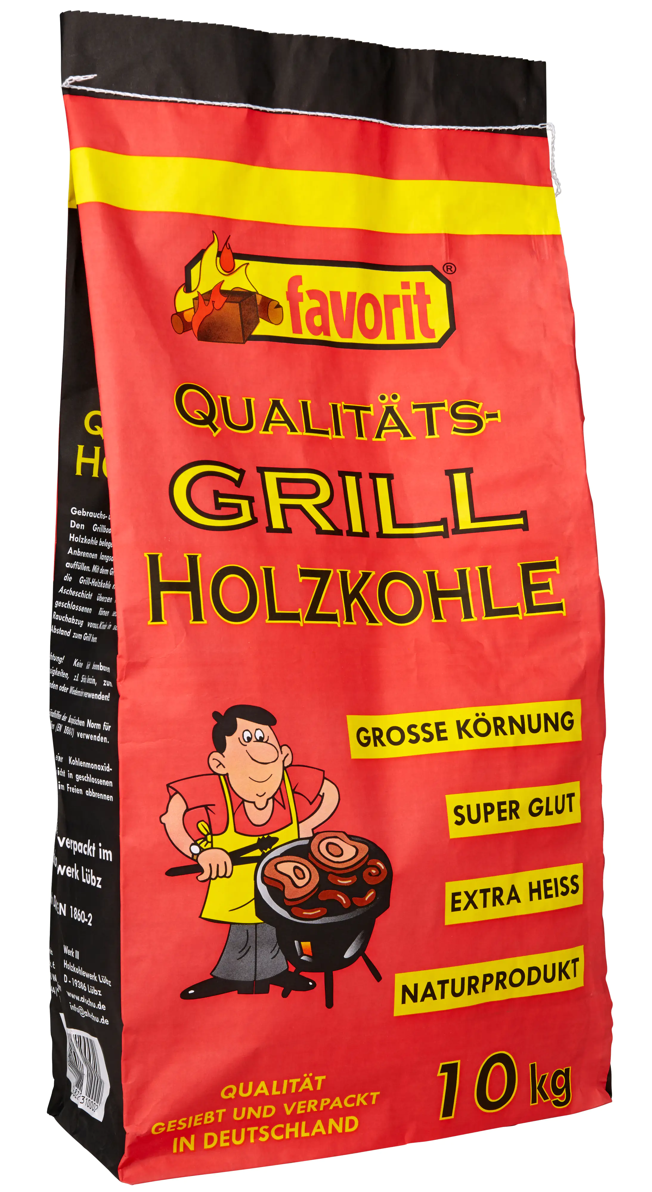 Favorit Holzkohle 10 Kg