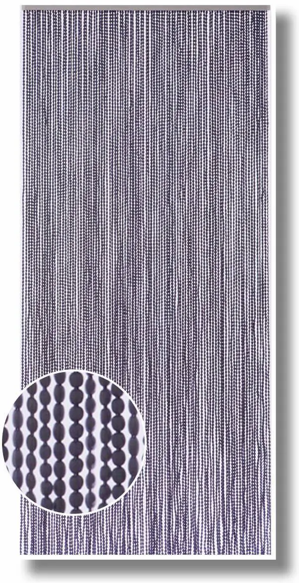 Conacord Türvorhang Bead dunkelgrau 90 x 200 cm
