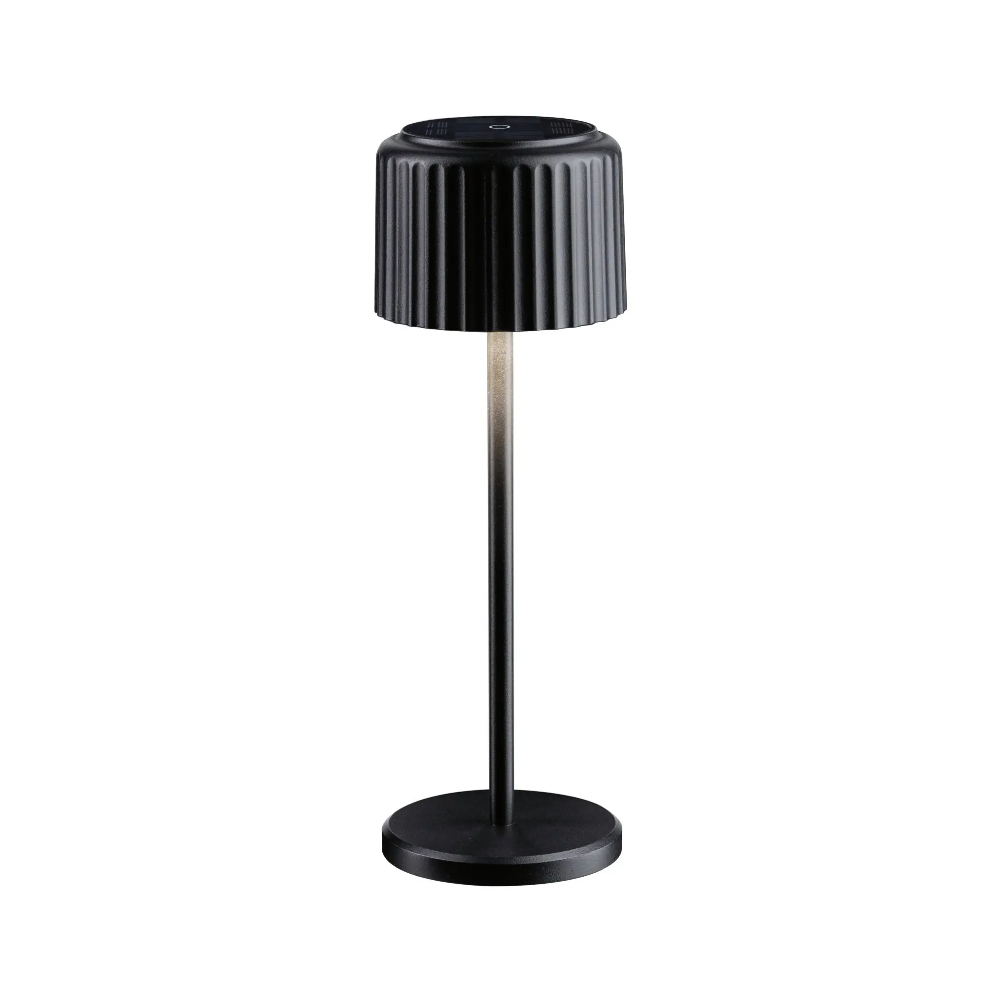 Paulmann Solar-Akku-Tischleuchte Else schwarz 30,5 cm warmweiß 