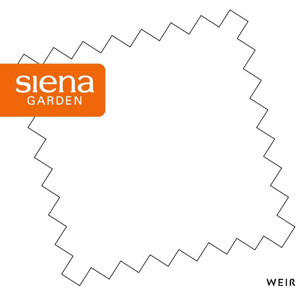 Siena Garden Dachbezug weiß zu Pavillon Berlino 400 x 400 cm weiß