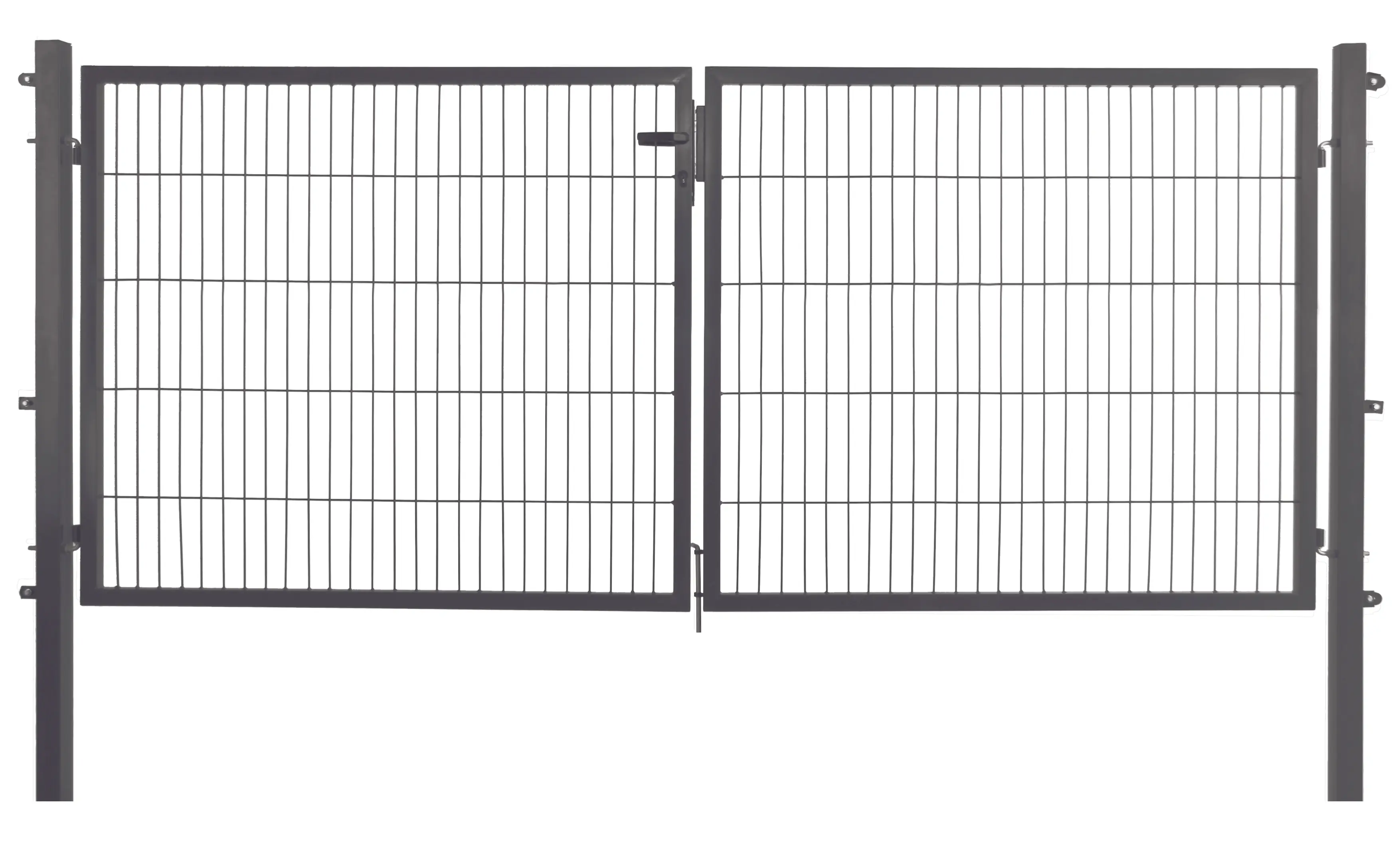 Floraworld Gartentor doppelflügelig Comfort 300 x 100 cm anthrazit