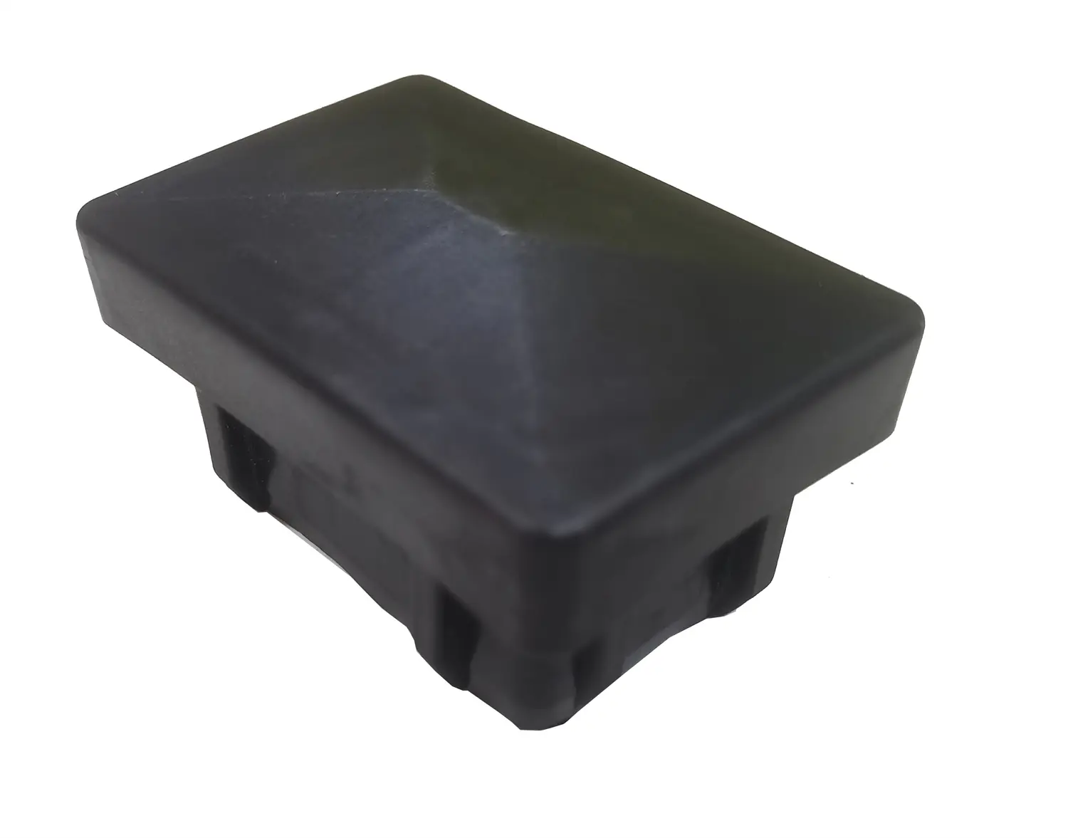 Floraworld Ersatz-Pfostenkappe 6 x 4 cm Kunststoff anthrazit