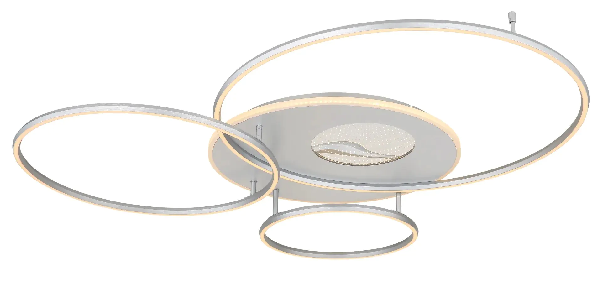 Globo LED Deckenleuchte Invertina silberfarben
