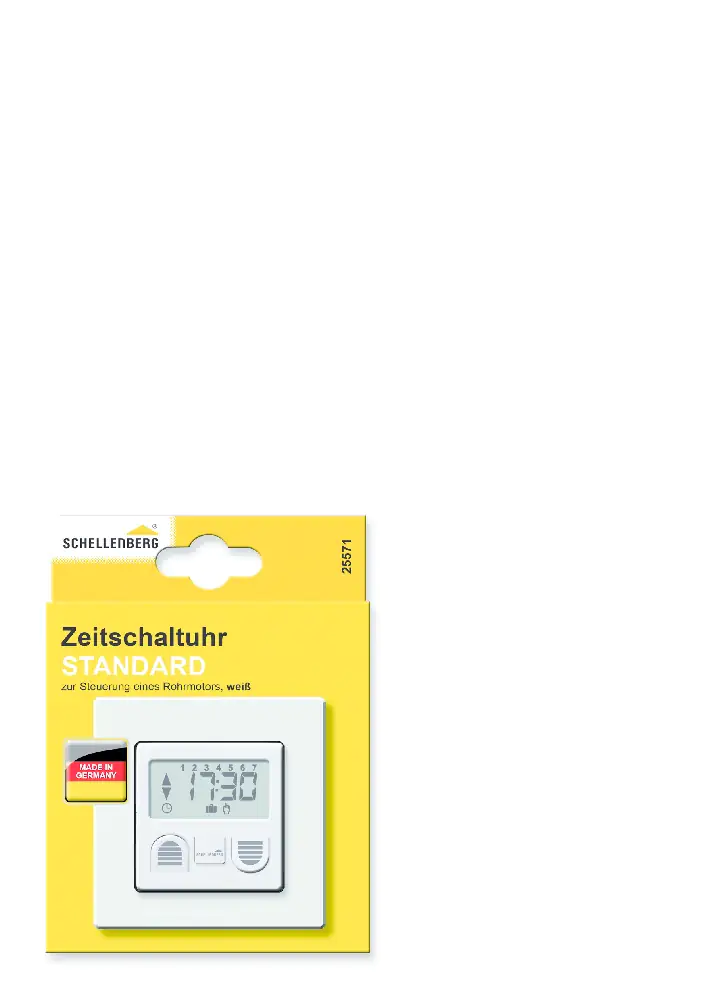 Schellenberg Zeitschaltuhr STANDARD, weiß