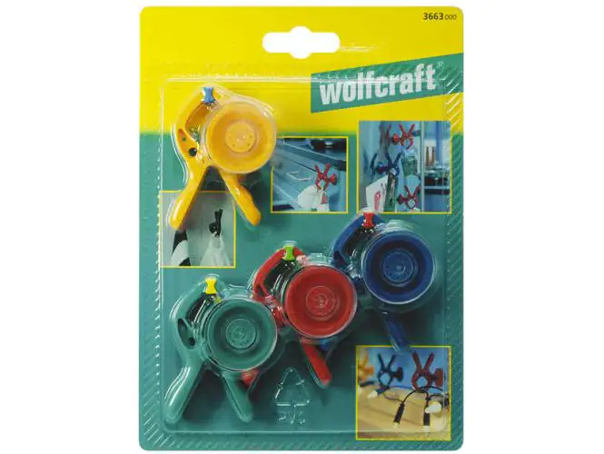 Wolfcraft Mini-Federzwingen-Set Microfix S 4-teilig 20 mm